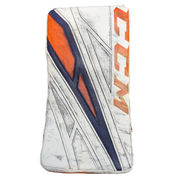 CCM Extreme Flex 4 - Bloqueur de gardien de but WHL Pro Stock d'occasion (blanc/bleu marine/orange)