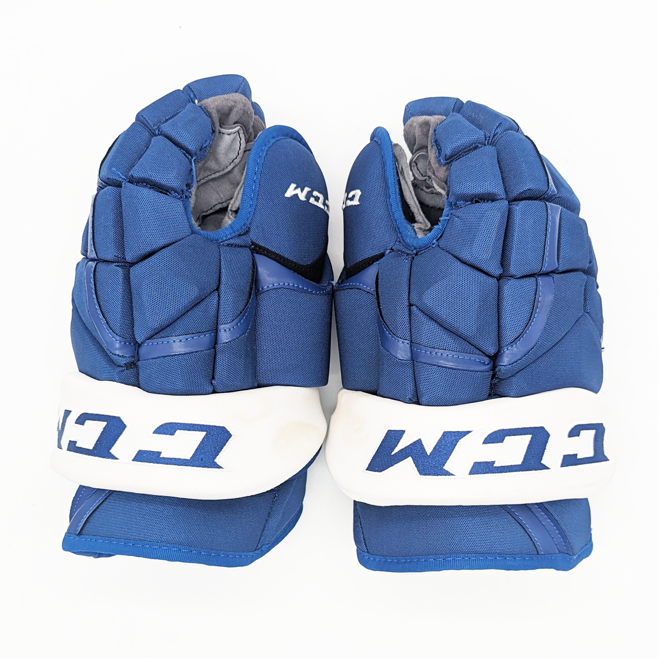 CCM HG12XP - Gant d'occasion NHL Pro Stock - Avalanche du Colorado (bleu/blanc)
