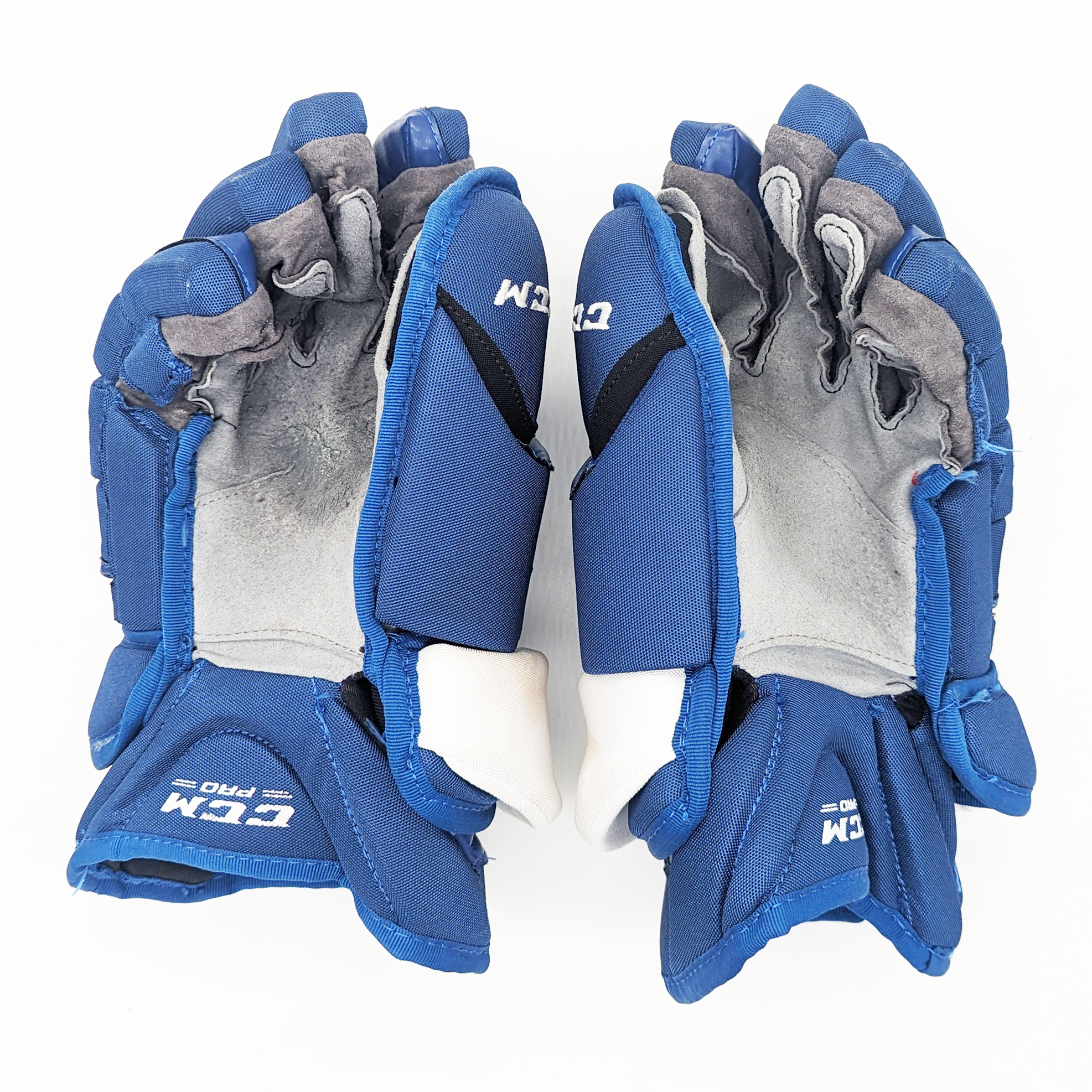 CCM HG12XP - Gant d'occasion NHL Pro Stock - Avalanche du Colorado (bleu/blanc)