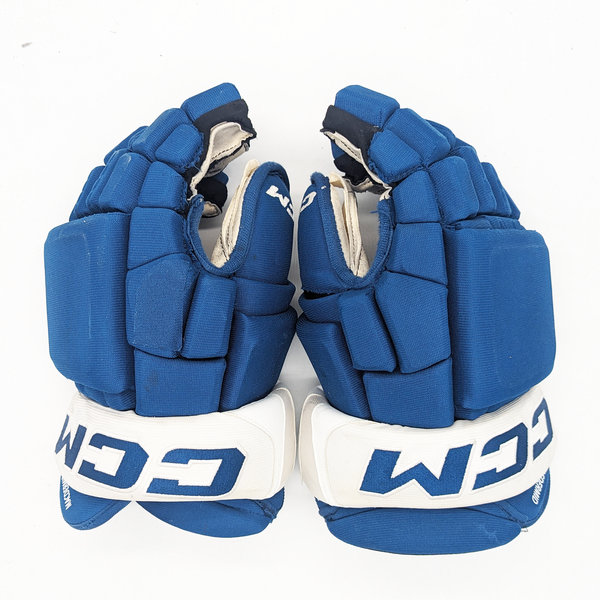 CCM UCL+ - Used NHL Pro Stock Glove - Colorado Avalanche (Blue)