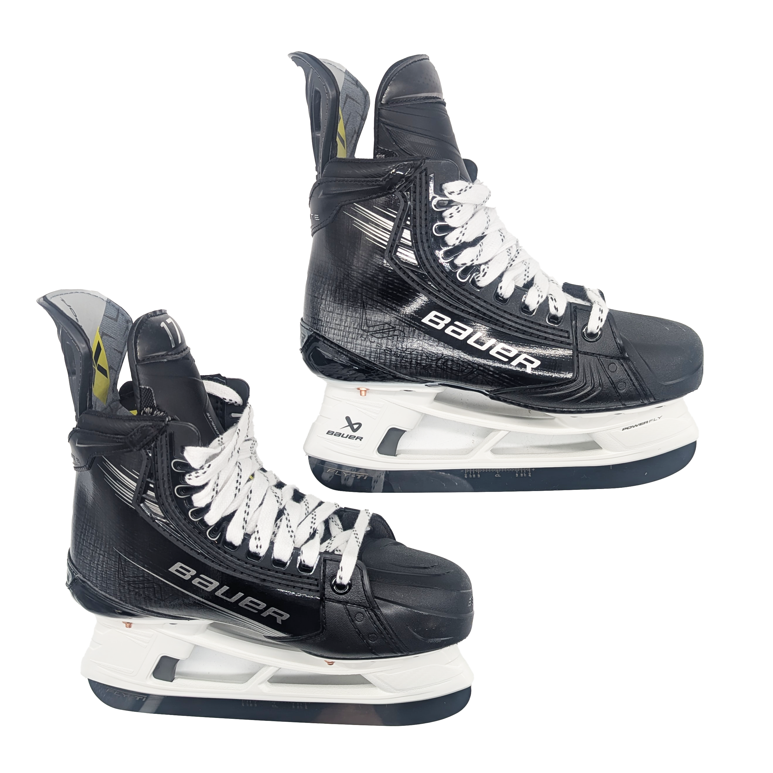 Bauer Vapor Hyperlite 2 – Patins de hockey Pro Stock – Taille 4.5D (Noir)