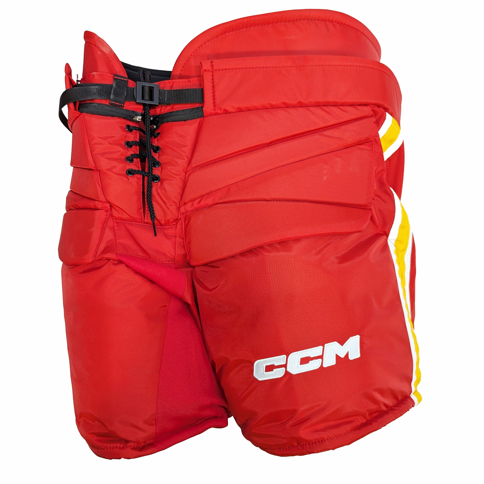CCM HPG14A NHL Pro Stock Hockey Goalie Pants Calgary
