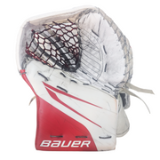 Bauer Vapor Hyperlite 2 - NCAA Used Pro Stock Goalie Glove (White/Red)