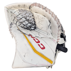 CCM Extreme Flex 6 - Ensemble complet de gardien de but senior AHL Pro Stock d'occasion (blanc/rouge/jaune)