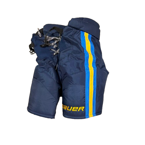 Bauer Nexus - PWHL Women's Pro Stock Hockey Pants (Navy/Yellow/Blue)