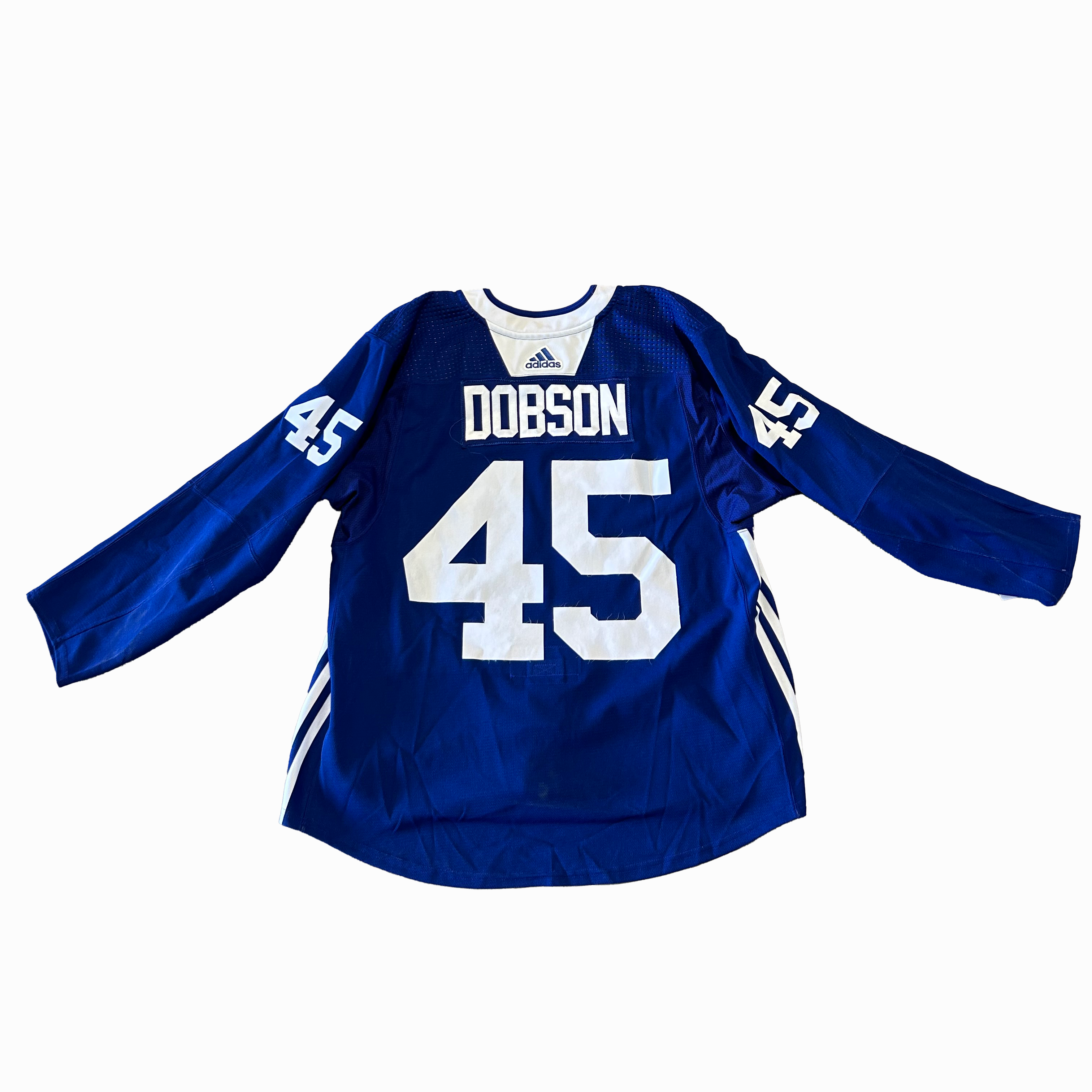 NHL - Used New York Islanders Adidas Practice Jersey With Namebars (Blue)