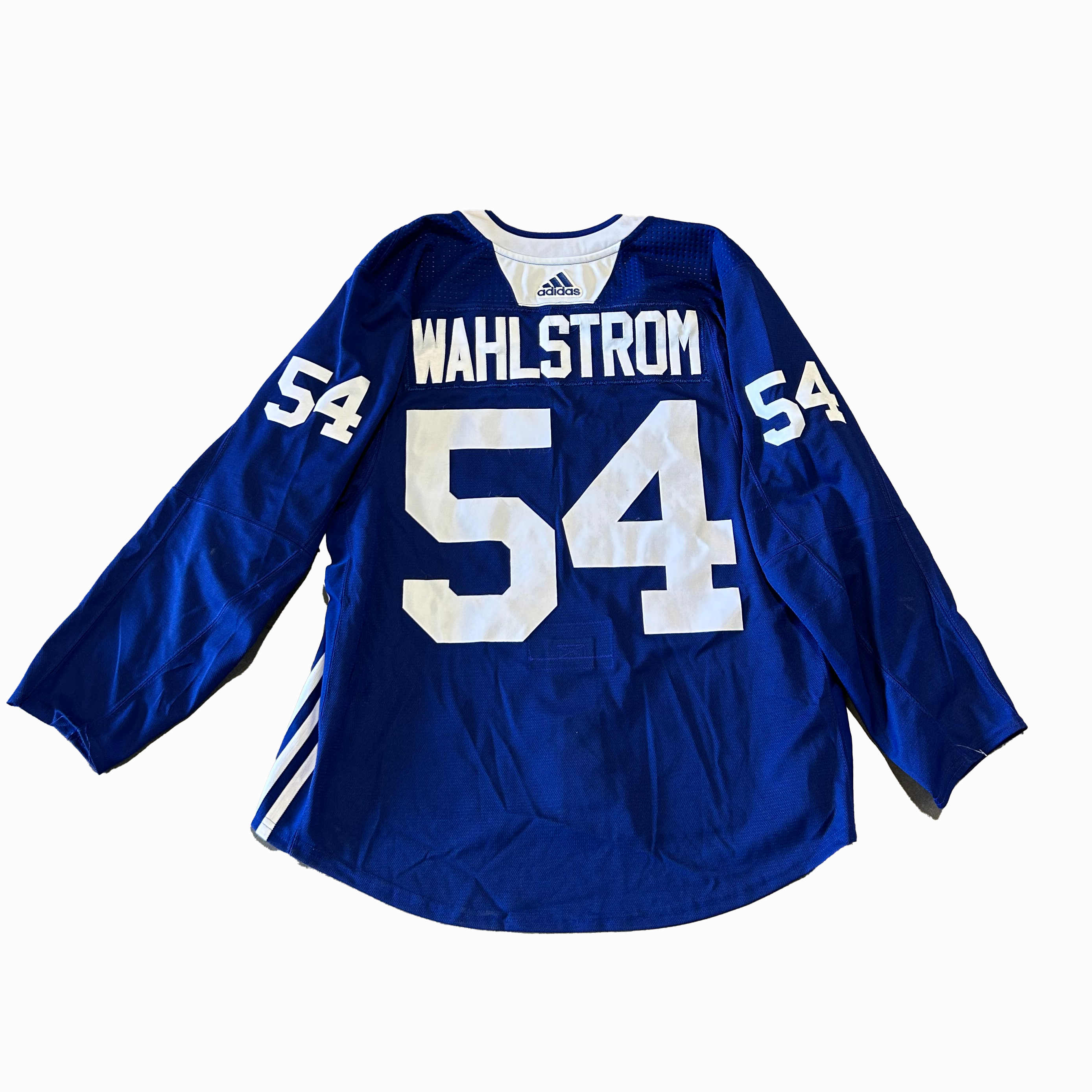 NHL - Used New York Islanders Adidas Practice Jersey With Namebars (Blue)