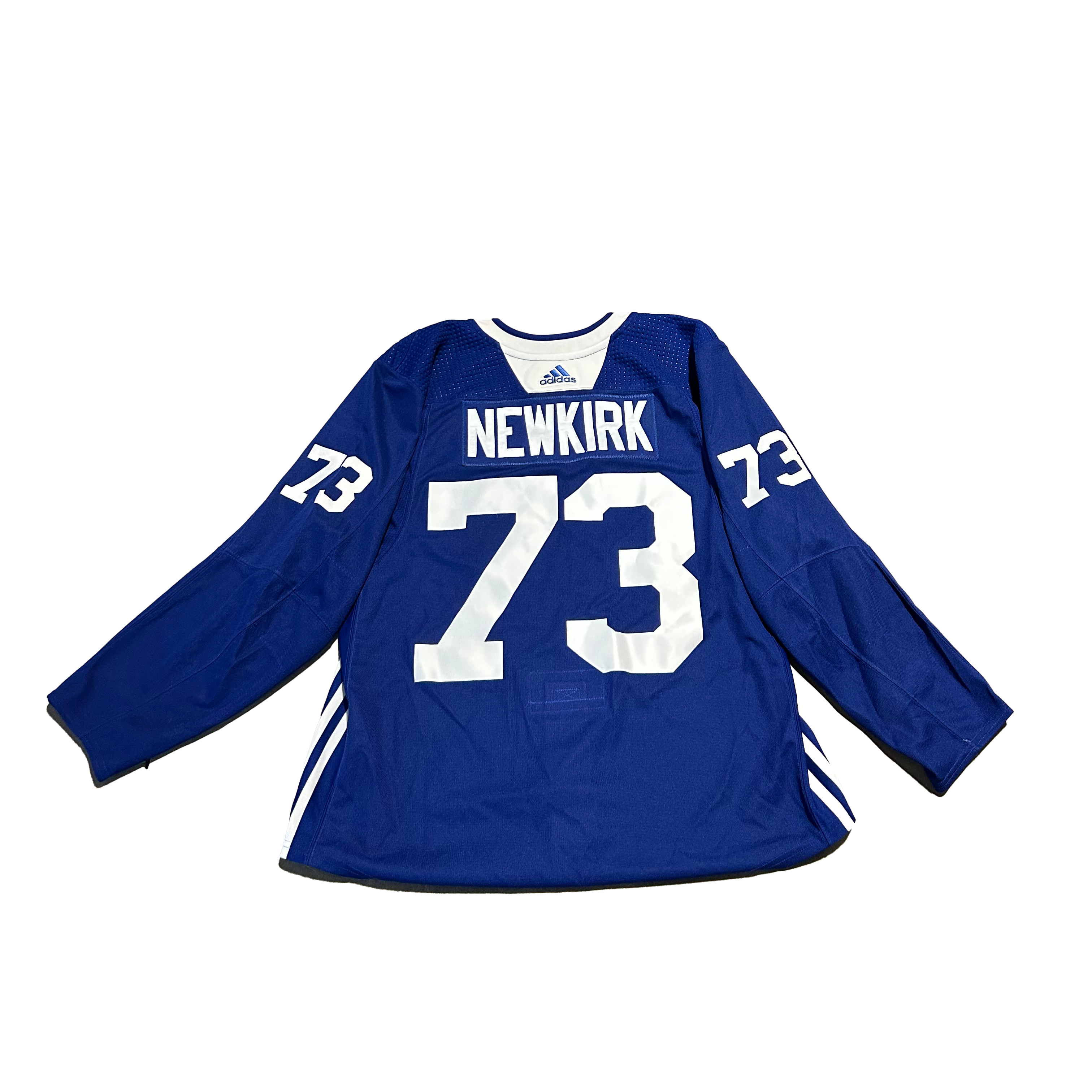NHL - Used New York Islanders Adidas Practice Jersey With Namebars (Blue)