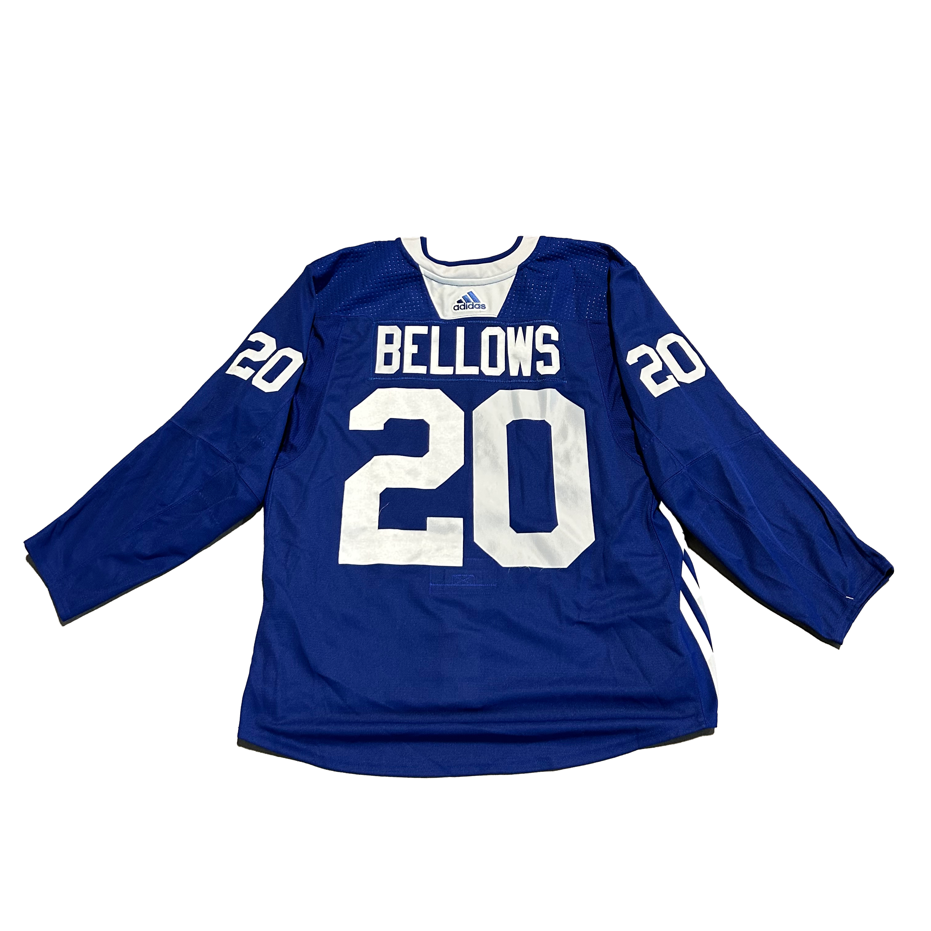 NHL - Used New York Islanders Adidas Practice Jersey With Namebars (Blue)
