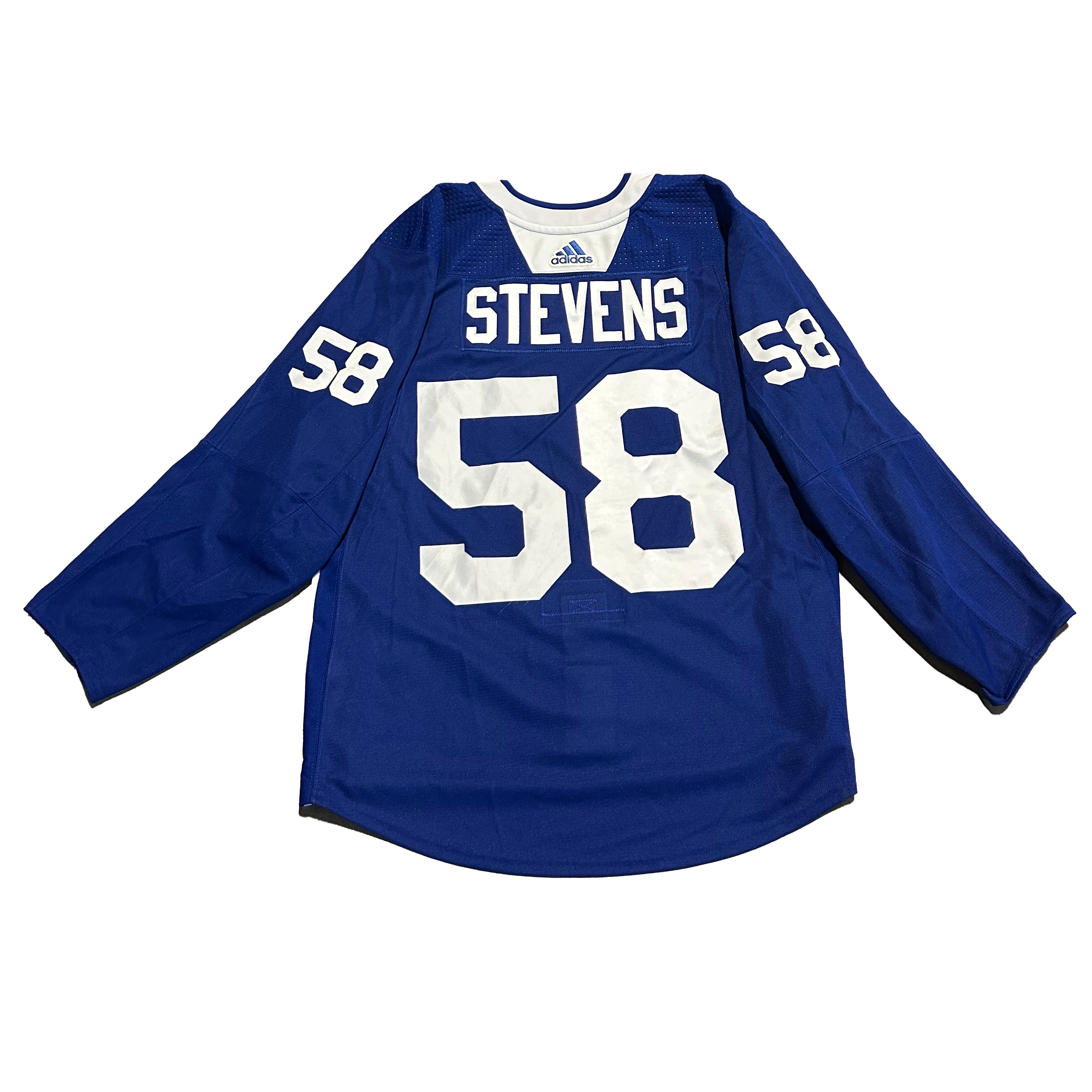 NHL - Used New York Islanders Adidas Practice Jersey With Namebars (Blue)