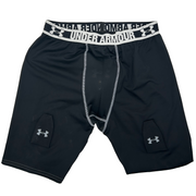 Under Armour Men's HeatGear® Armour Jock Shorts With Cup (Black/White)