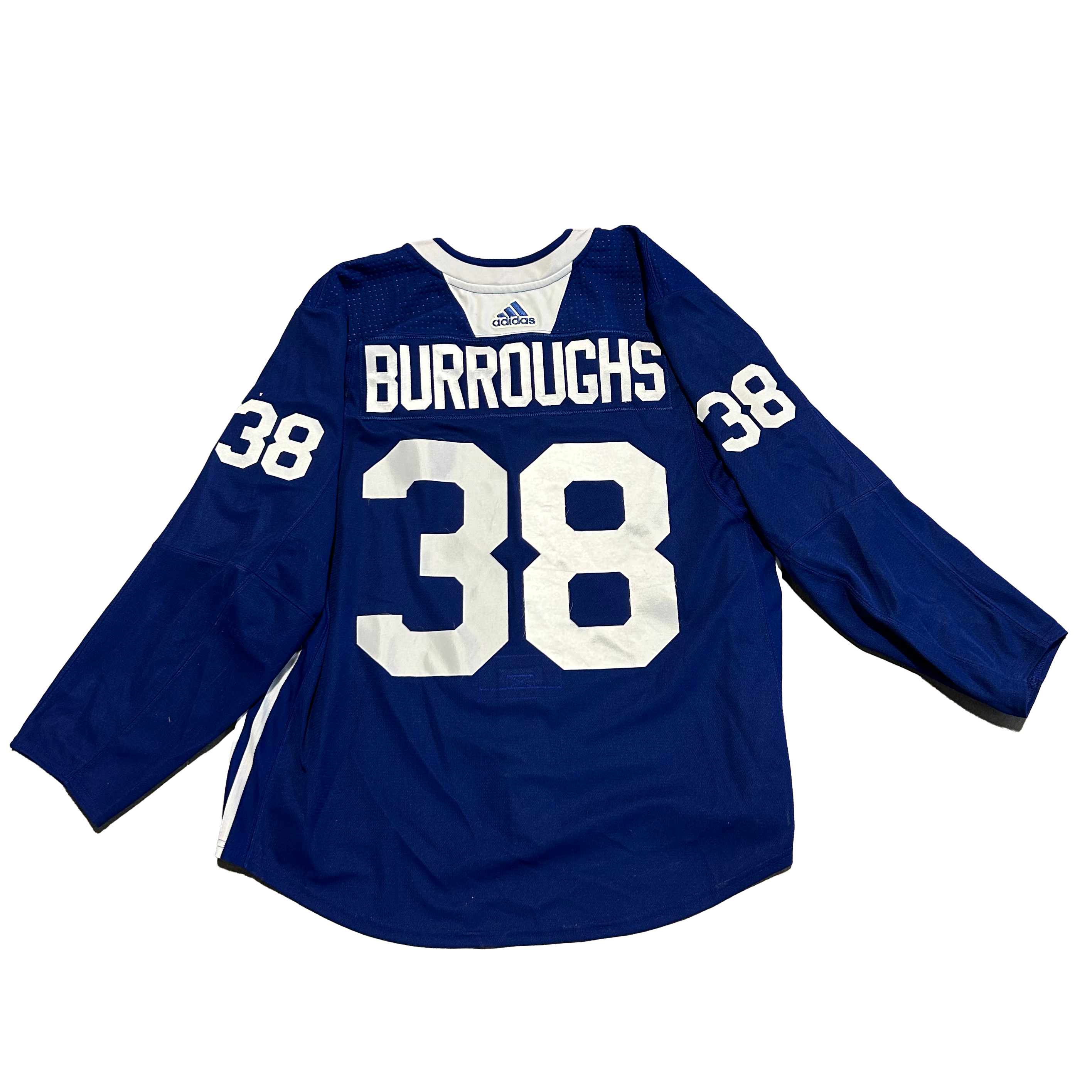 NHL - Used New York Islanders Adidas Practice Jersey With Namebars (Blue)