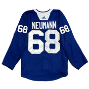NHL - Used New York Islanders Adidas Practice Jersey With Namebars (Blue)
