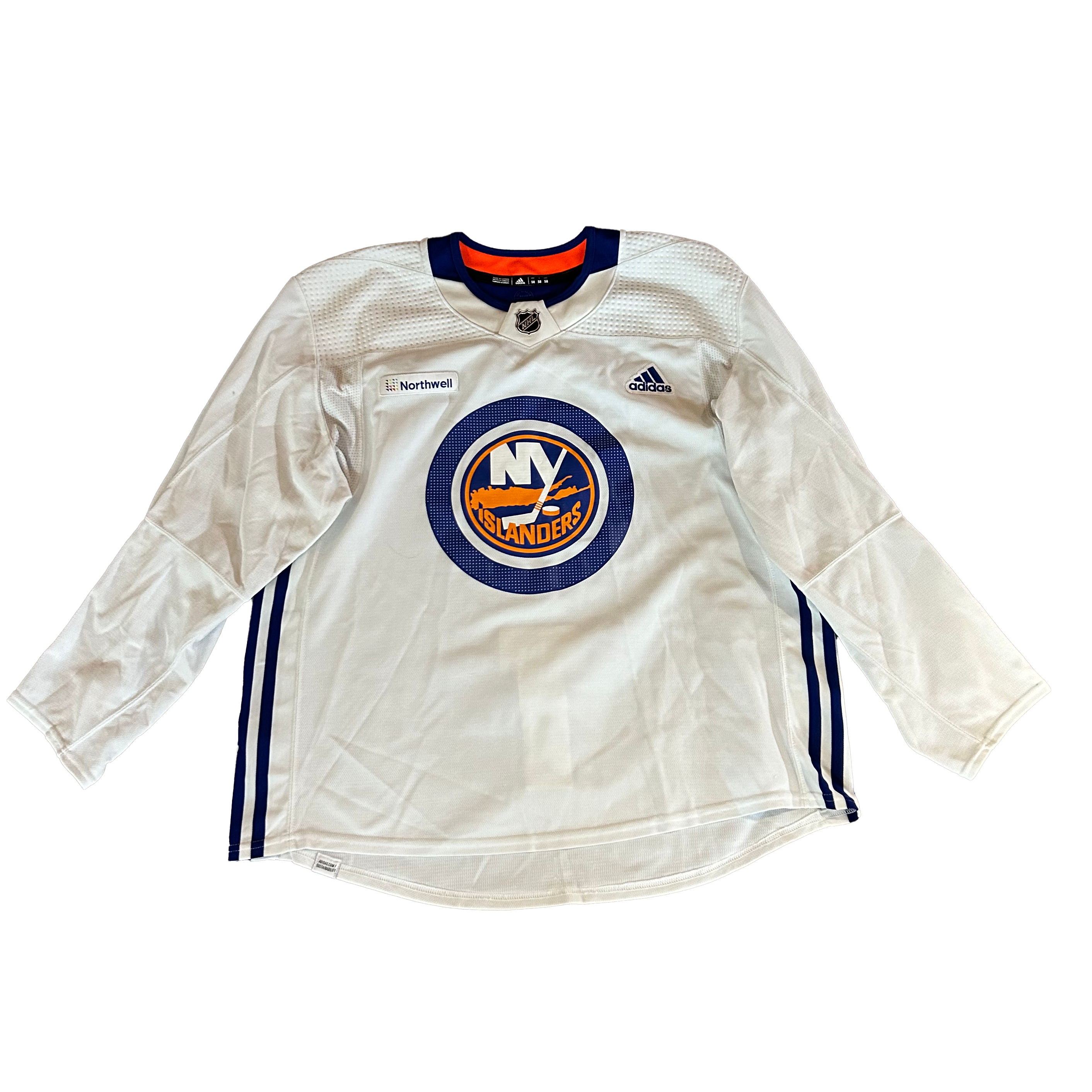 NHL - Used New York Islanders Adidas Practice Jersey (White)