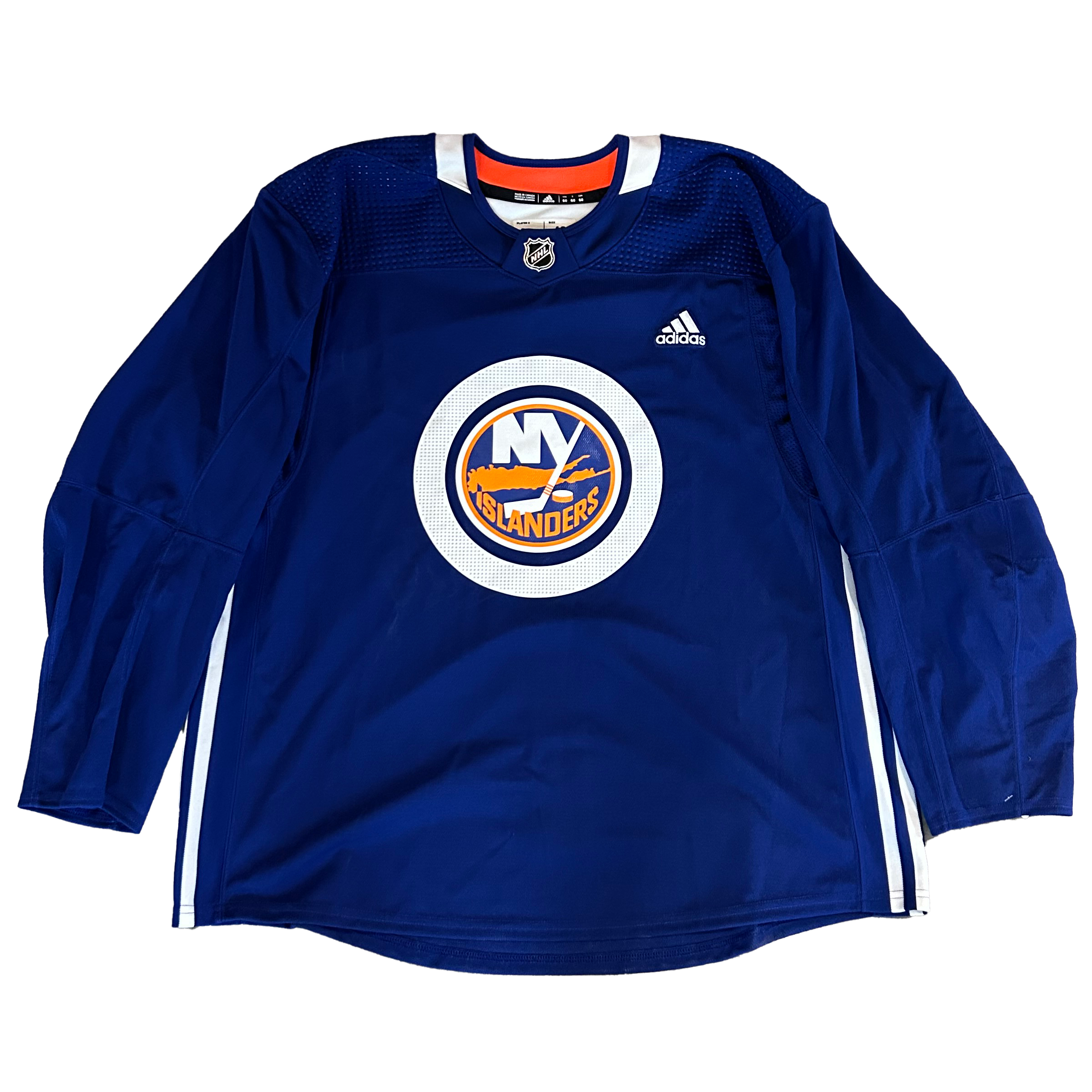 NHL - Used New York Islanders Adidas Practice Jersey (Blue)
