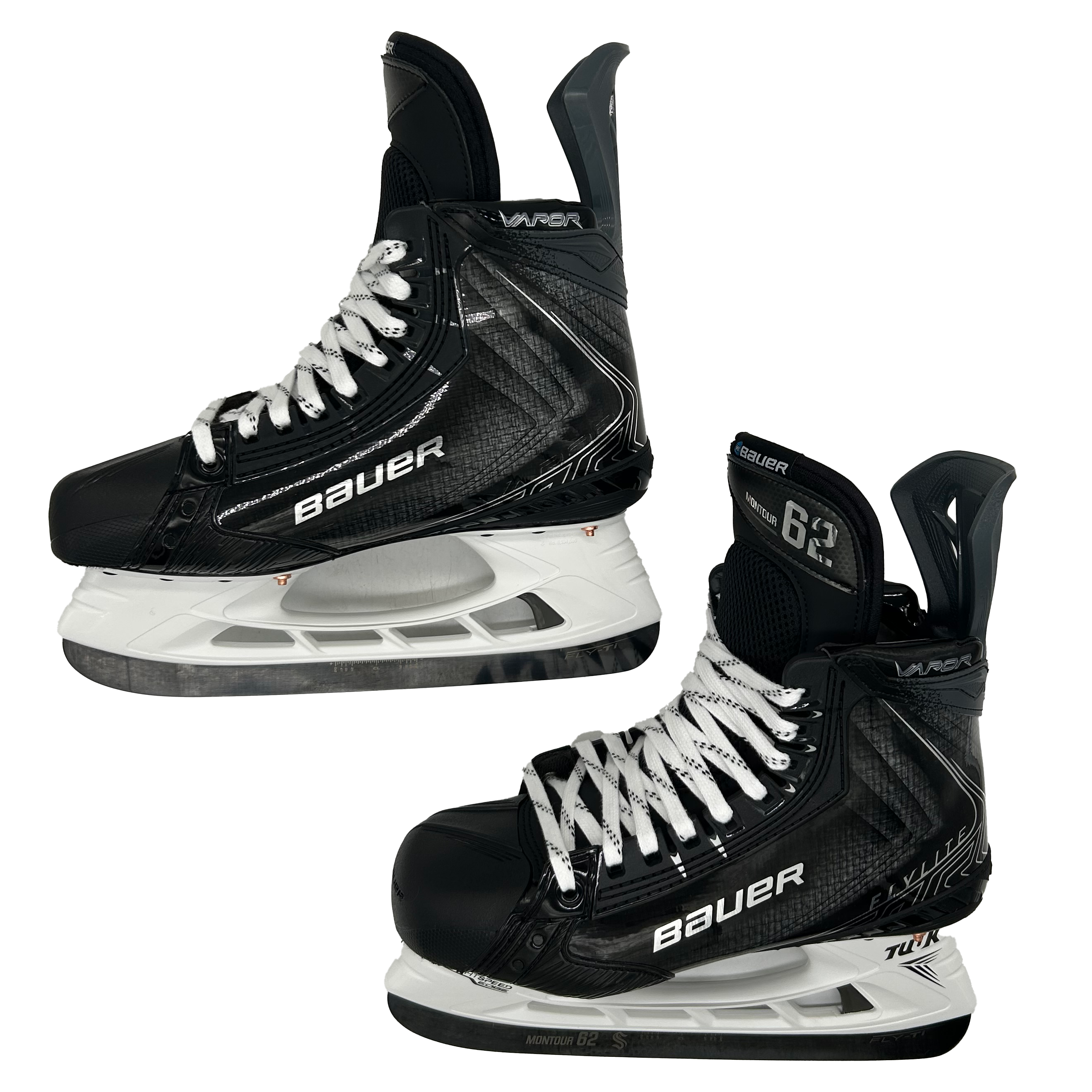 Bauer Vapor Flylite - NHL Pro Stock Hockey Skates - Size L: 8 R: 7.75 - Brandon Montour