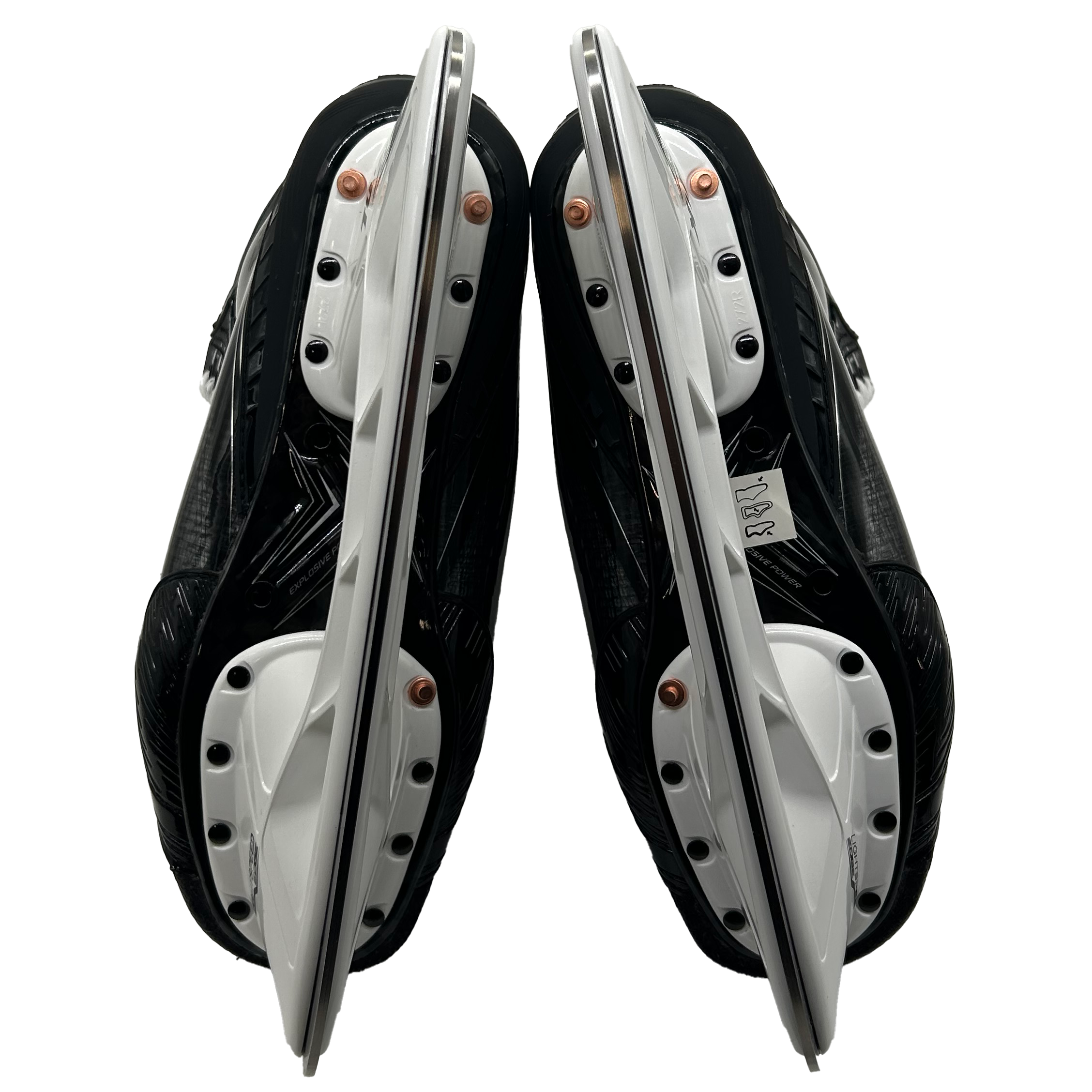 Bauer Vapor Flylite - NHL Pro Stock Hockey Skates - Size L: 8 R: 7.75 - Brandon Montour