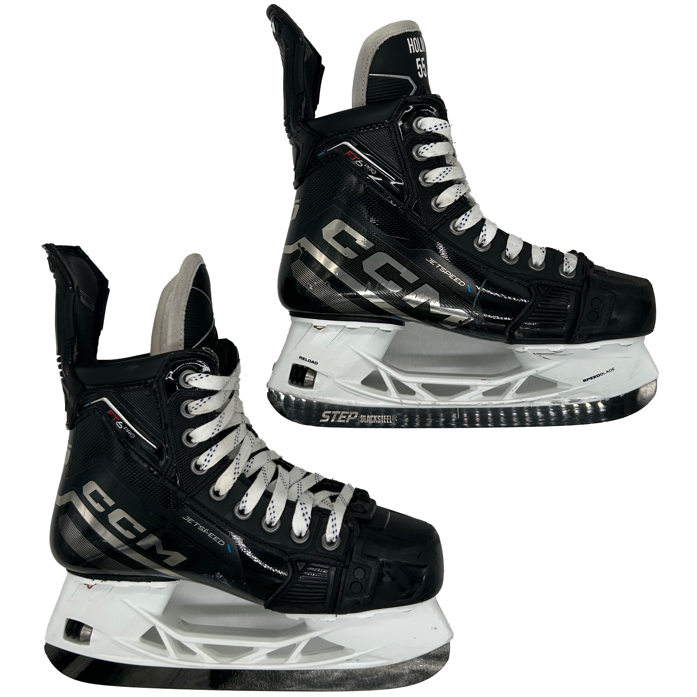 CCM Jetspeed FT6 Pro - Used Pro Stock Hockey Skates - Size 4.5D (Black)