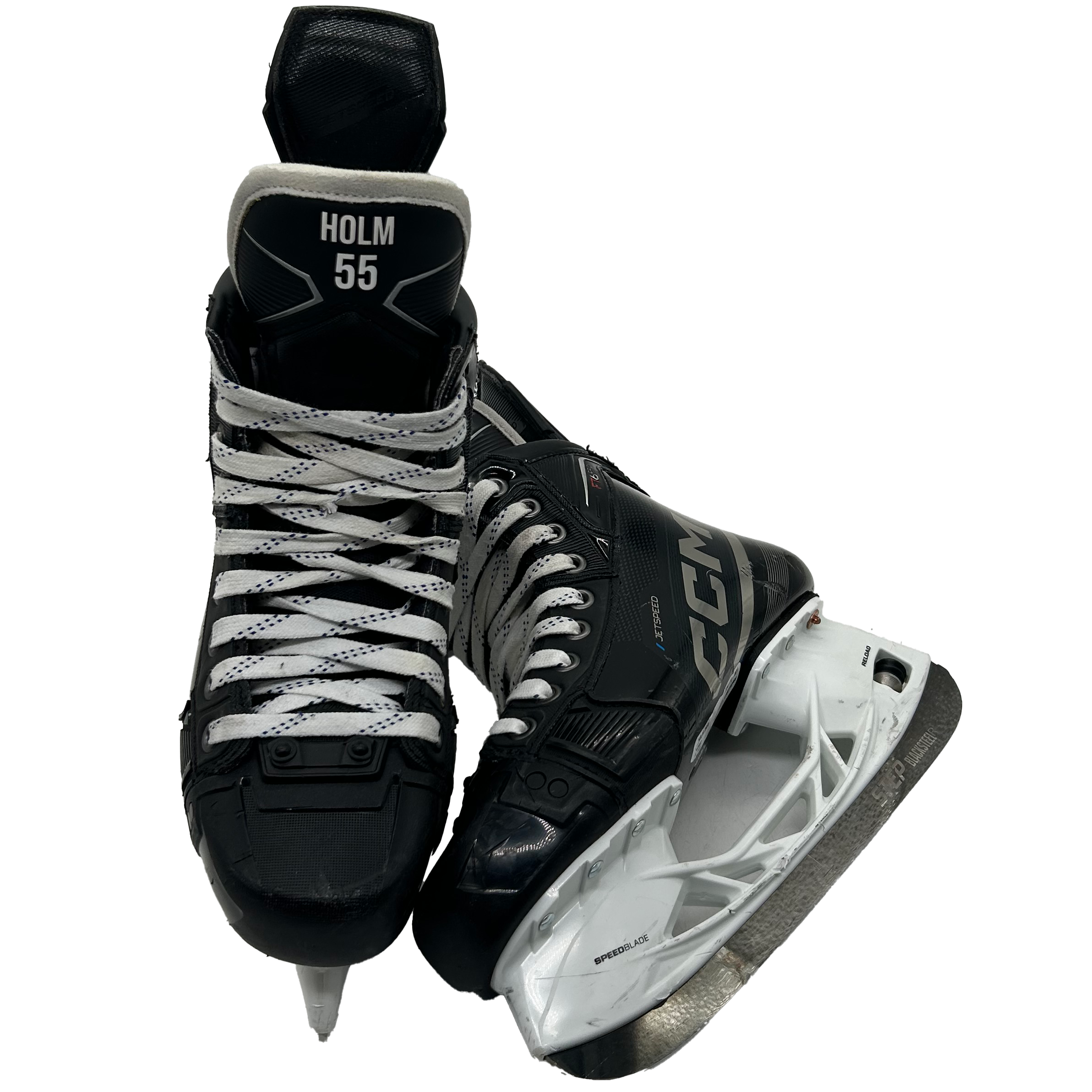 CCM Jetspeed FT6 Pro - Used Pro Stock Hockey Skates - Size 4.5D (Black)