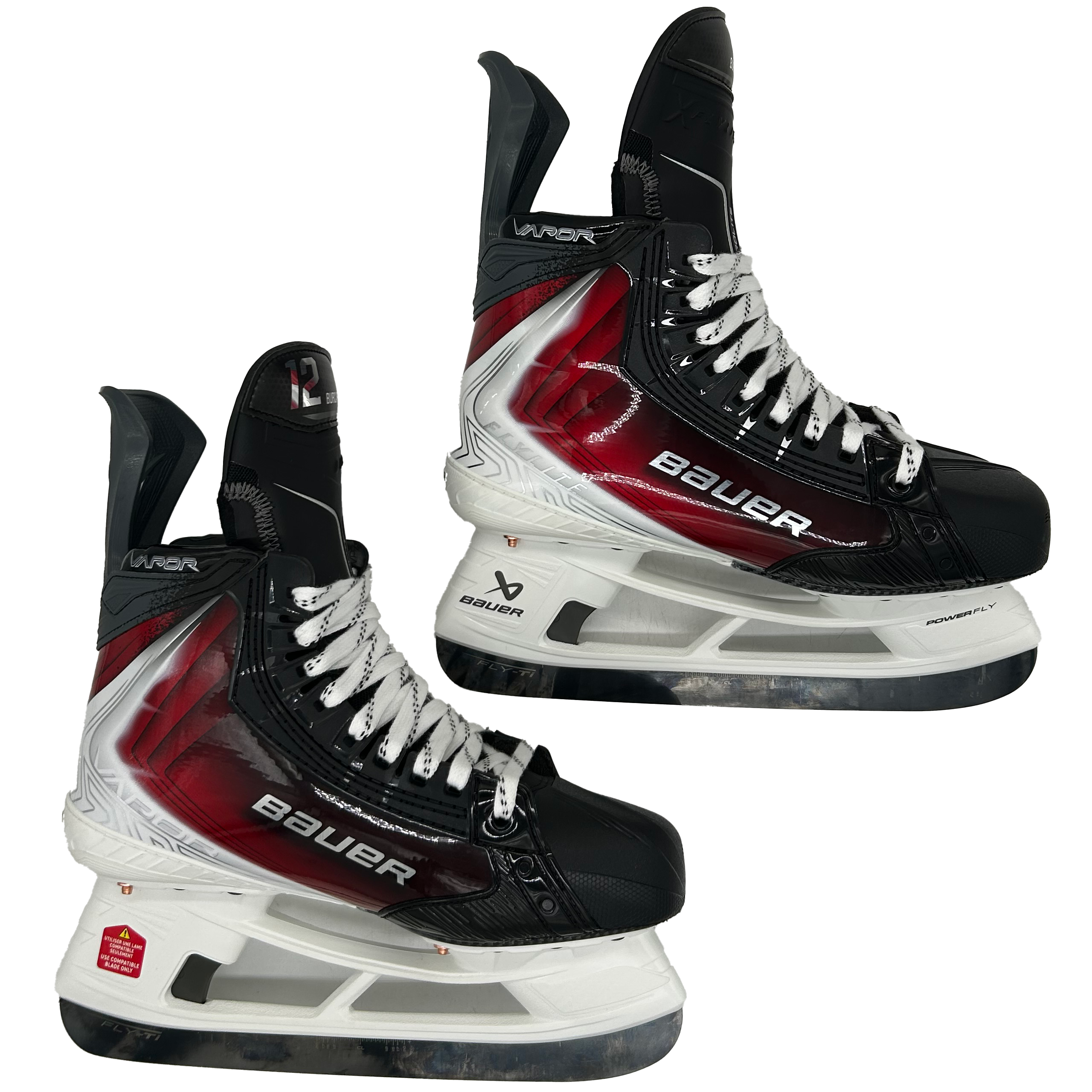 Bauer Vapor Flylite - Pro Stock Hockey Skates - Size 7.5 (Red)