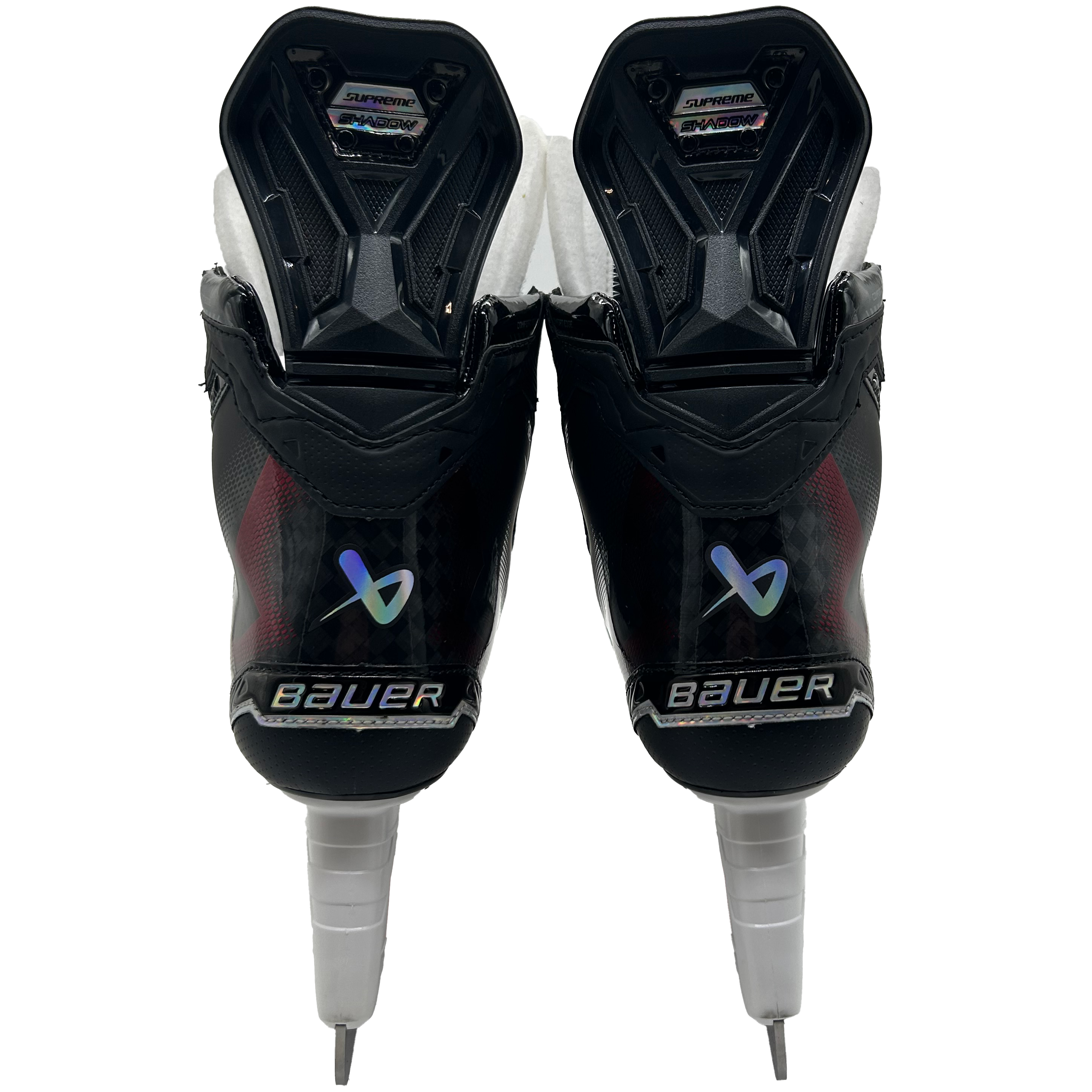 Bauer Supreme Shadow - Pro Stock Hockey Skates - Size 8 (Red)