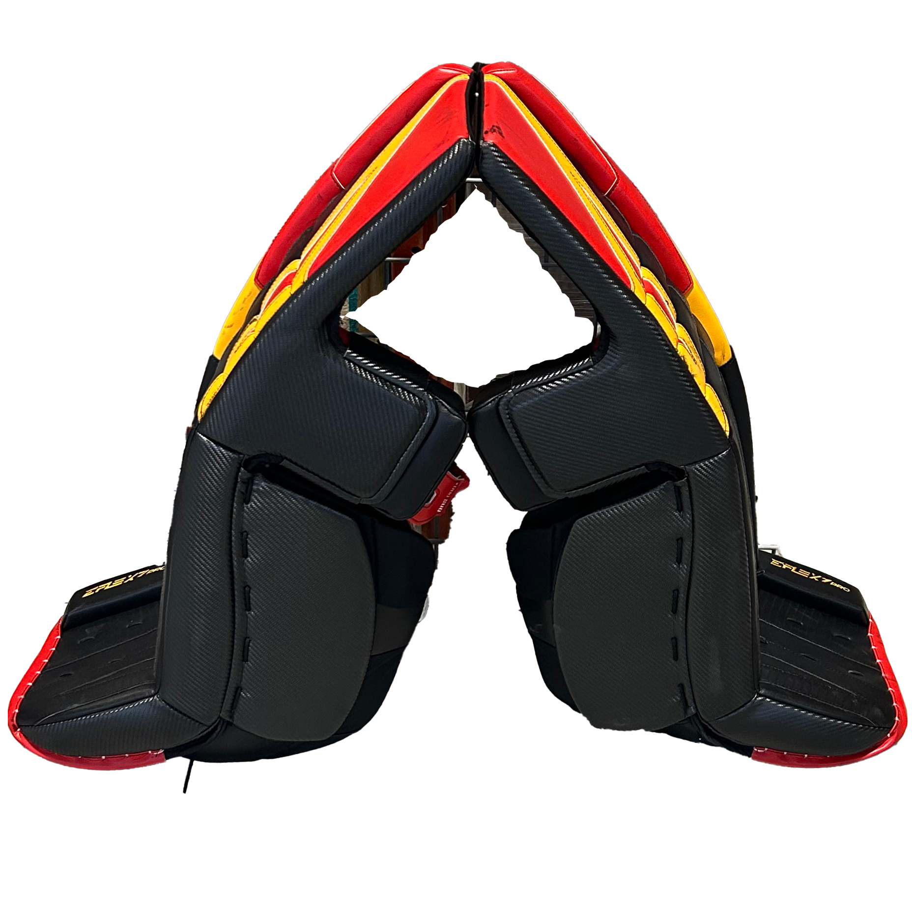 CCM Extreme Flex 7 Pro - Used Pro Stock Full Set (Black/Red/Yellow)