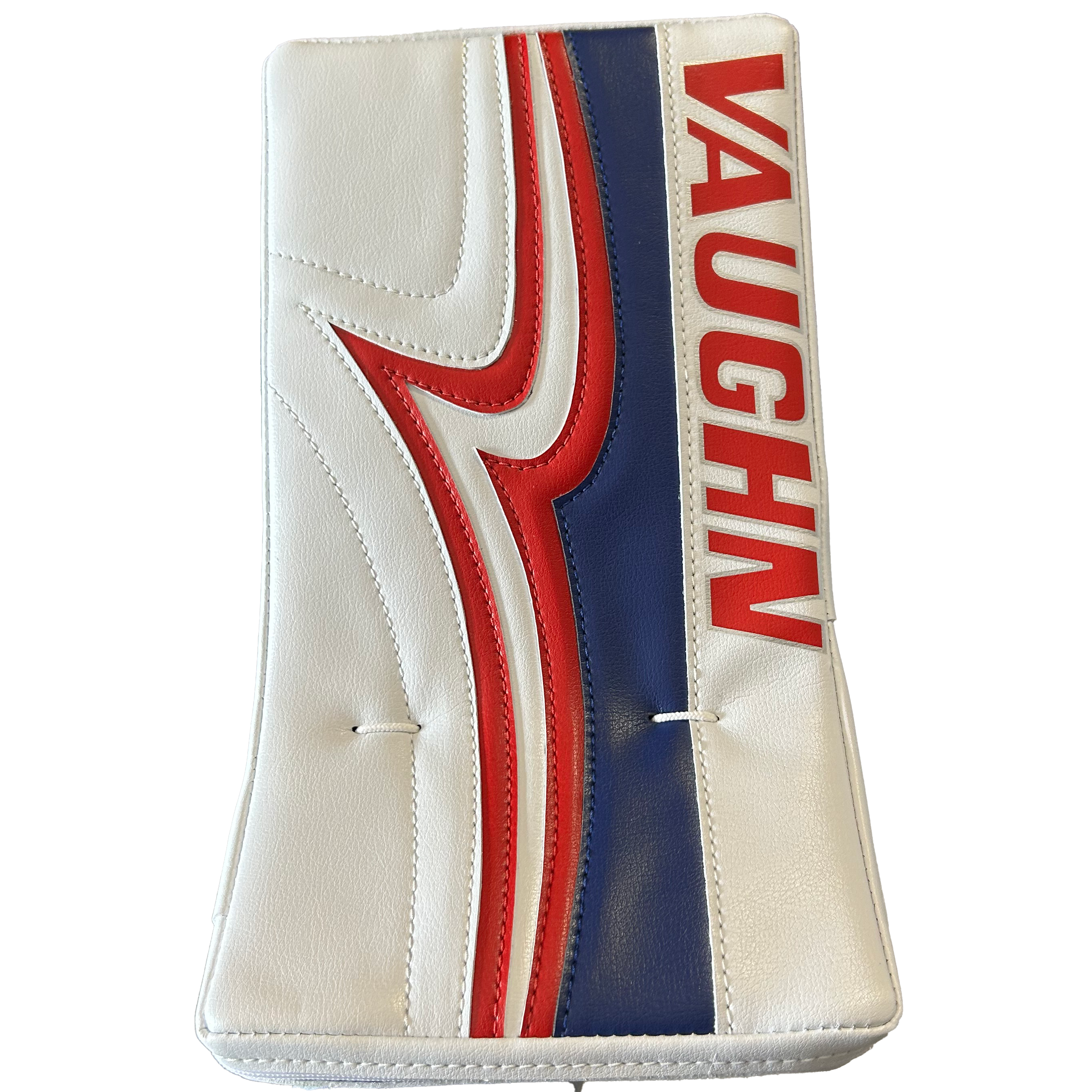 Vaughn Velocity V10 - Pro Stock Goalie Blocker (White/Red/Navy)