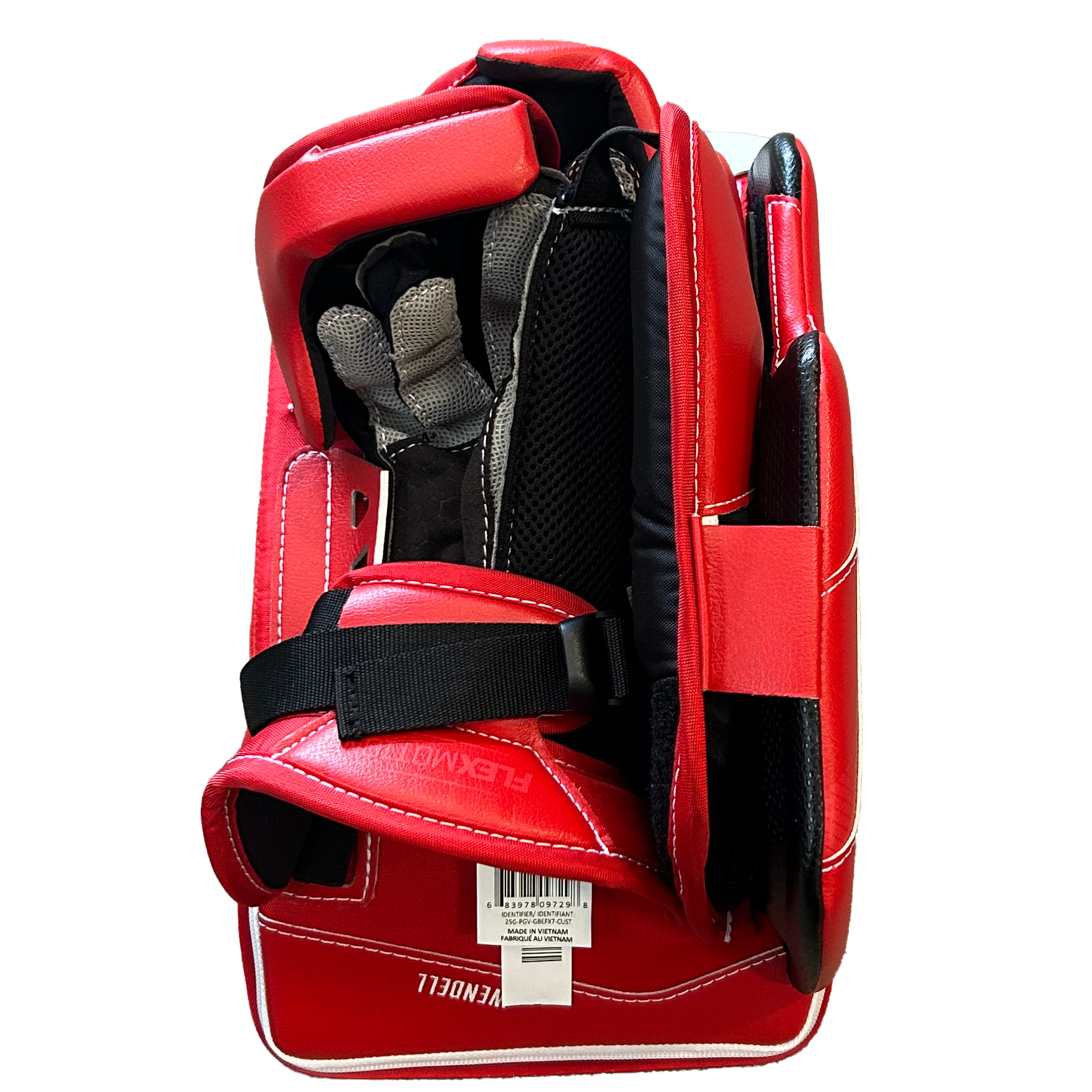 CCM Extreme Flex 7 Pro - Pro Stock Goalie Blocker (Red/White/Grey)