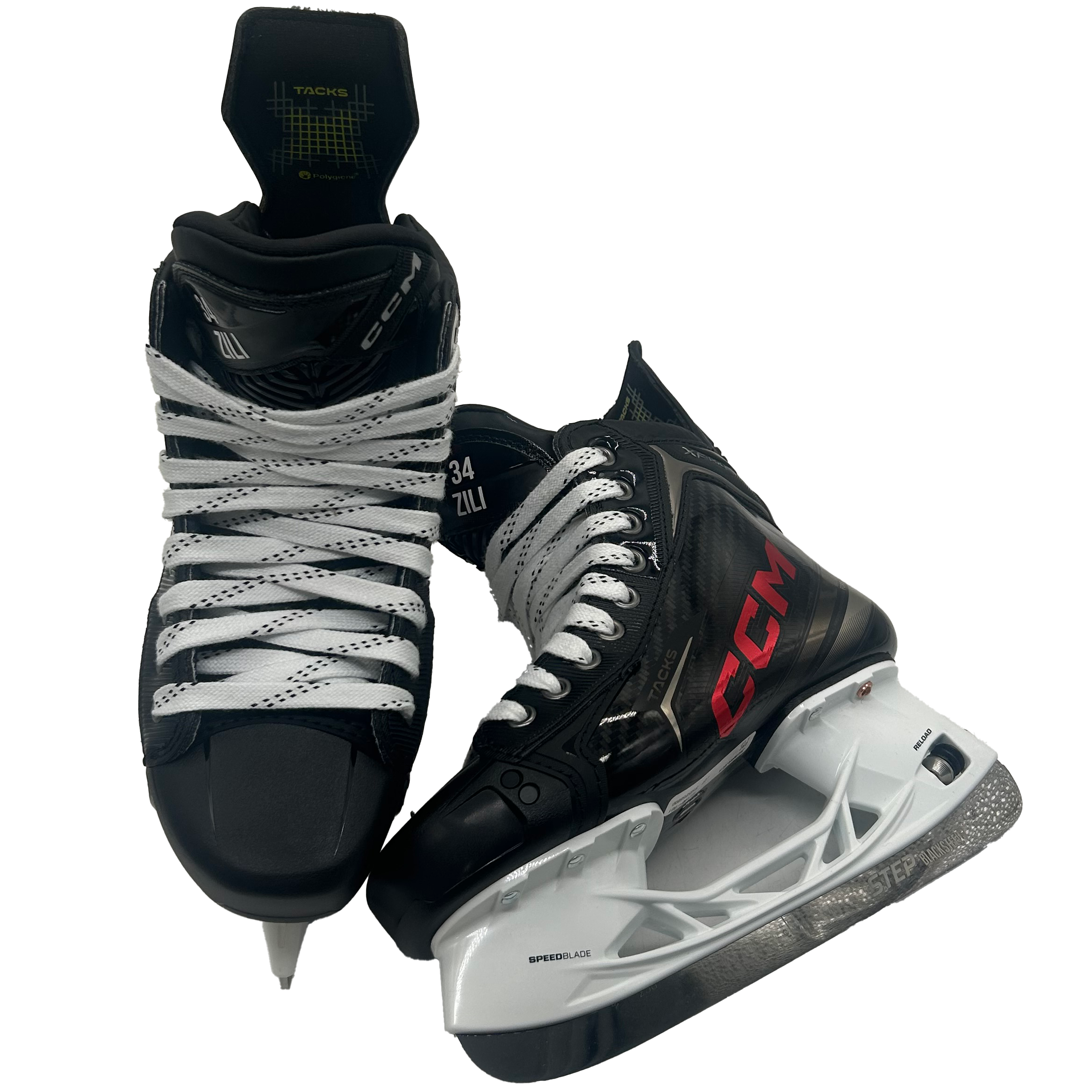 CCM Tacks XF Pro - Pro Stock Hockey Skates - Size 4.5 (Black/Red)