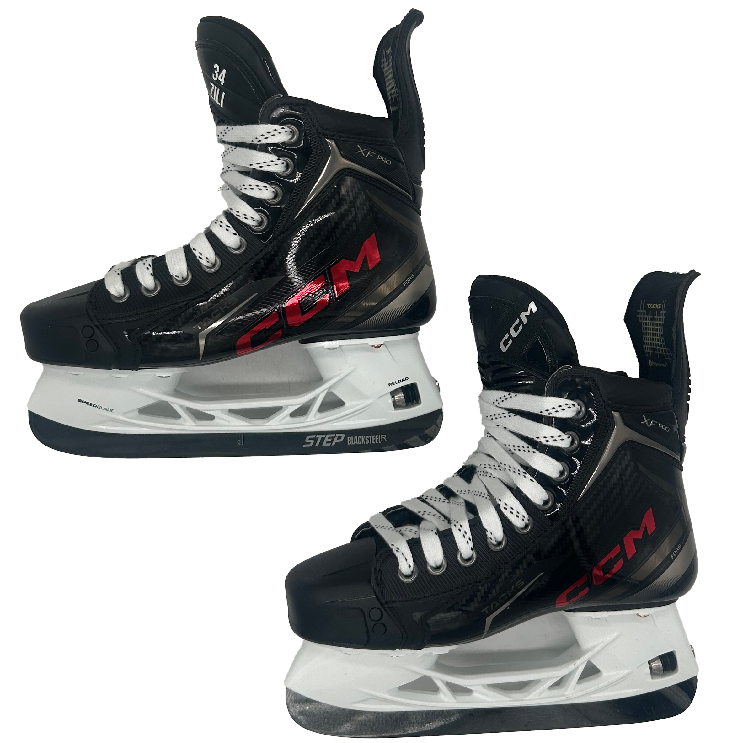 CCM Tacks XF Pro - Pro Stock Hockey Skates - Size 4.5 (Black/Red)