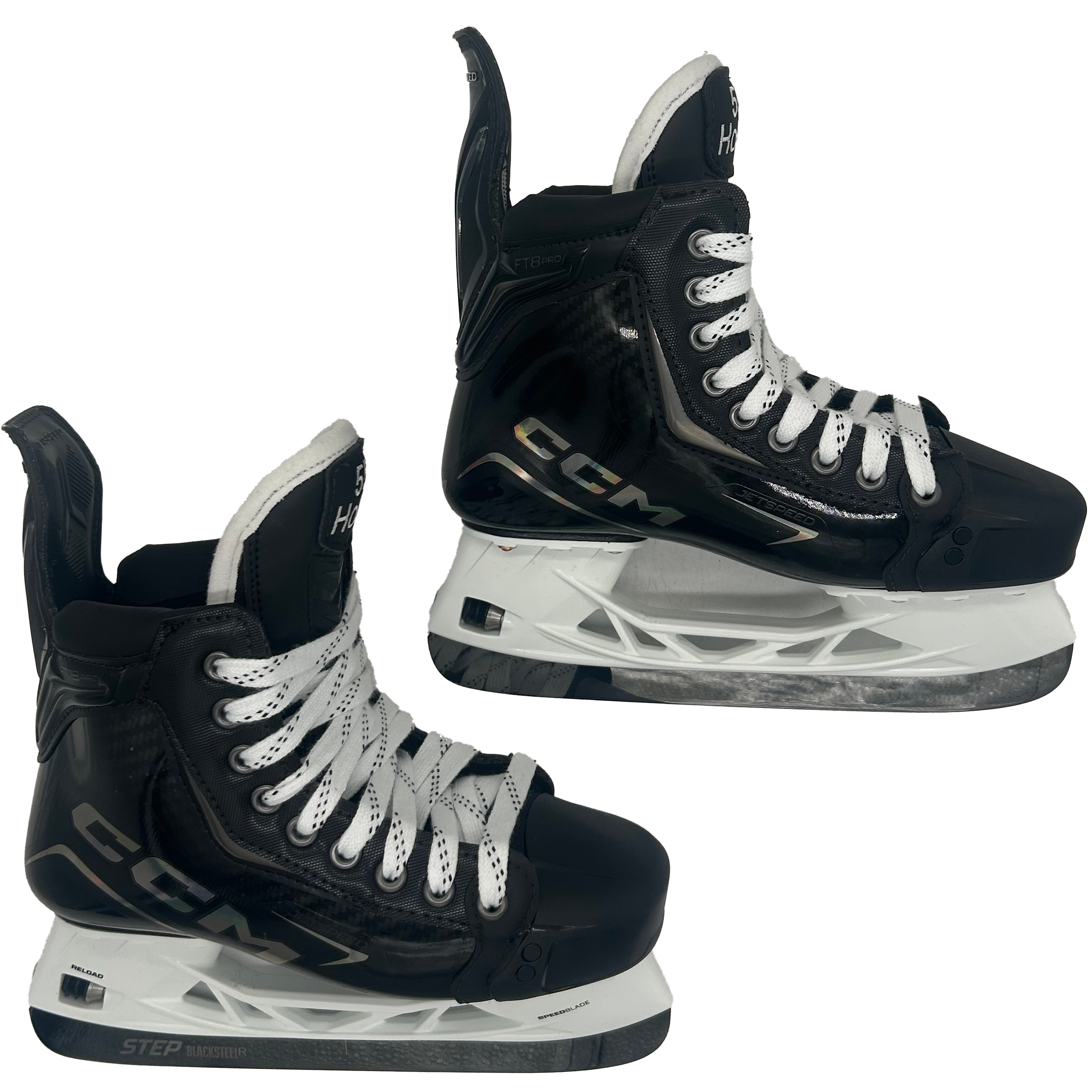 CCM Jetspeed FT8 Pro - Pro Stock Hockey Skates - Size 4.5 (Black)