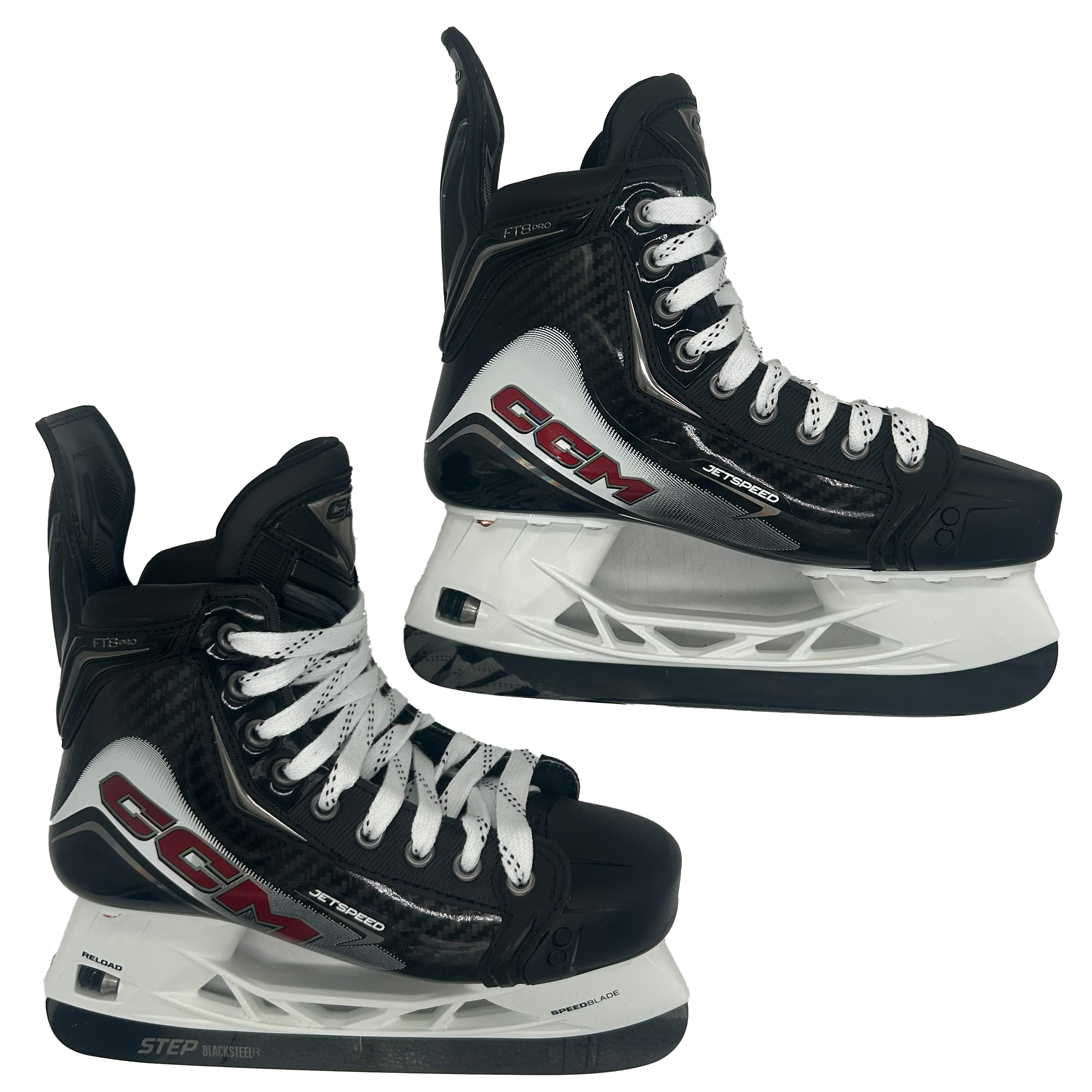 CCM Jetspeed FT8 Pro - Pro Stock Hockey Skates - Size 5.75 (White/Red)