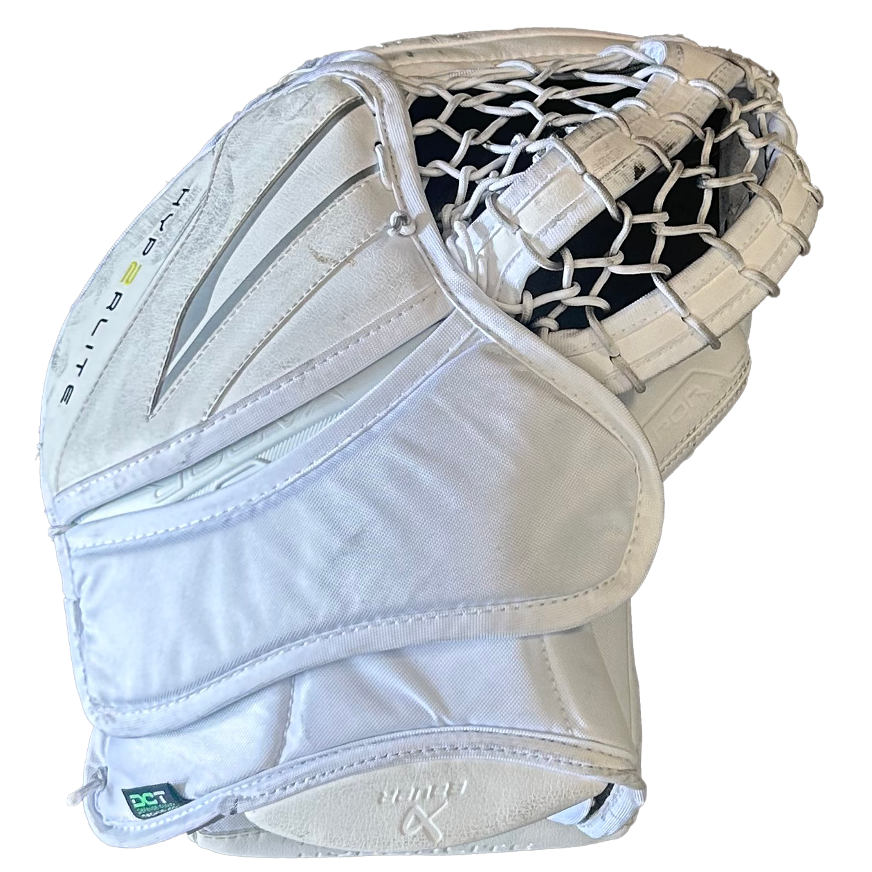 Bauer Vapor Hyperlite 2 - Used Pro Stock Goalie Glove (White)