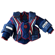 Vaughn Ventus SLR4 Pro Carbon - Used Pro Stock Goalie Chest Protector (Blue/Red)