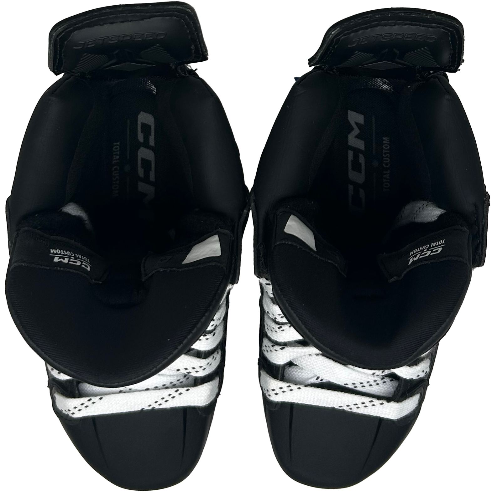 CCM Jetspeed FT8 Pro - Pro Stock Hockey Skates - Size 4EE (White/Red)