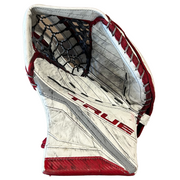 True L12.2 - Used Pro Stock Goalie Glove (White/Red/Grey)