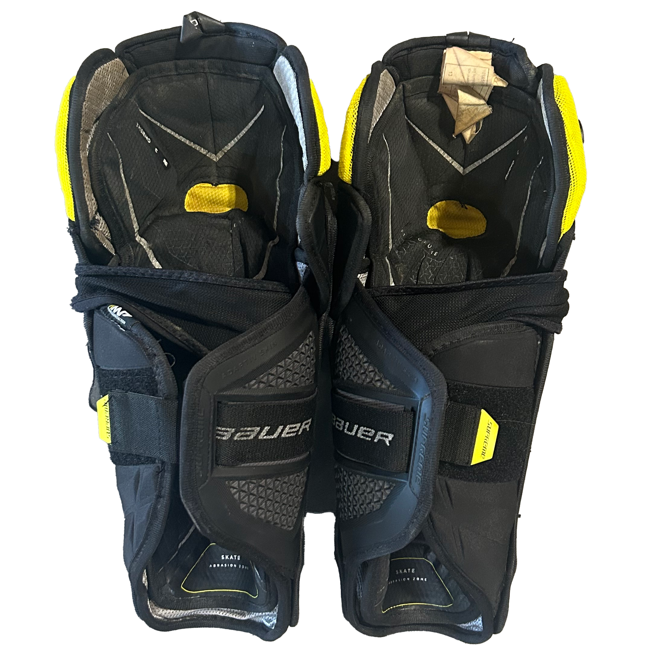 Used Shin Pads - Bauer Supreme Ultrasonic - Intermediate