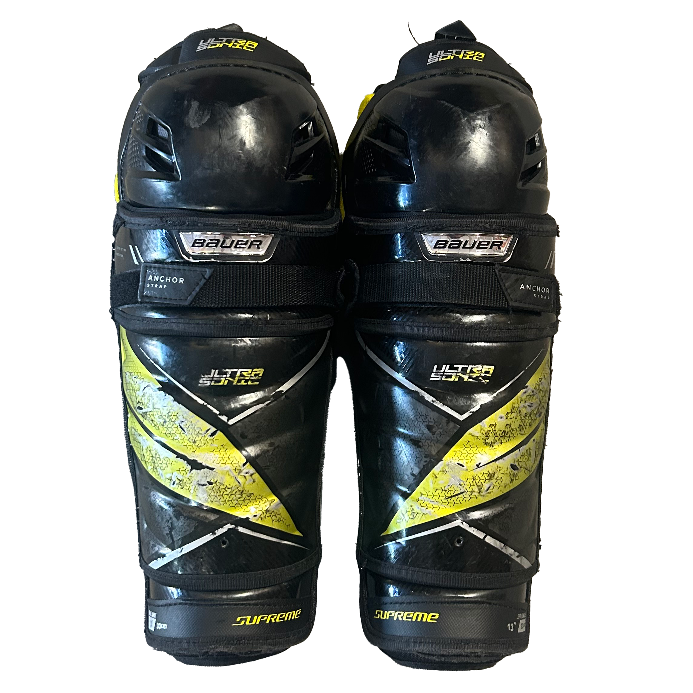 Used Shin Pads - Bauer Supreme Ultrasonic - Intermediate