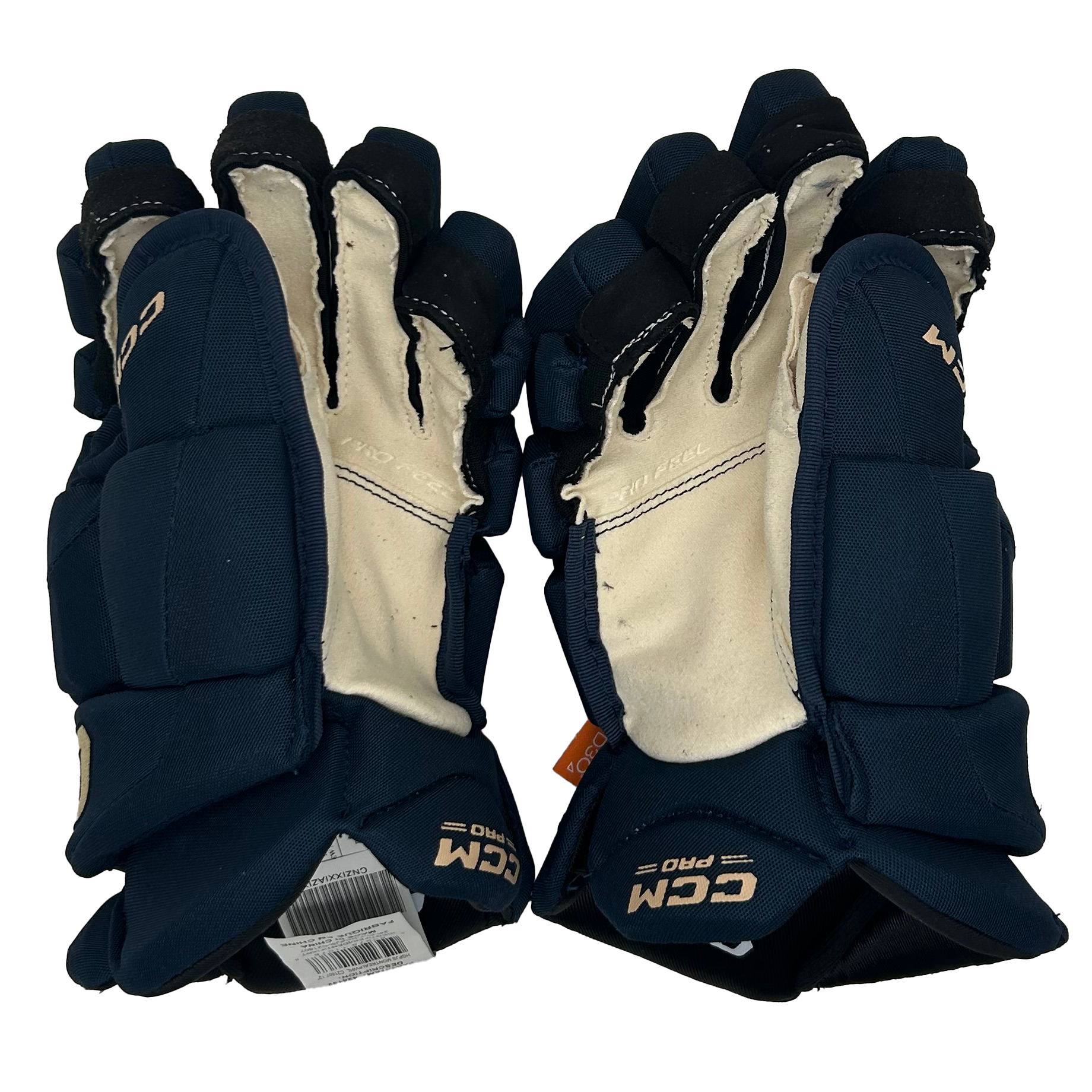 CCM HGJS - PWHL Pro Stock Glove - Montreal Victoires (Navy/Gold)