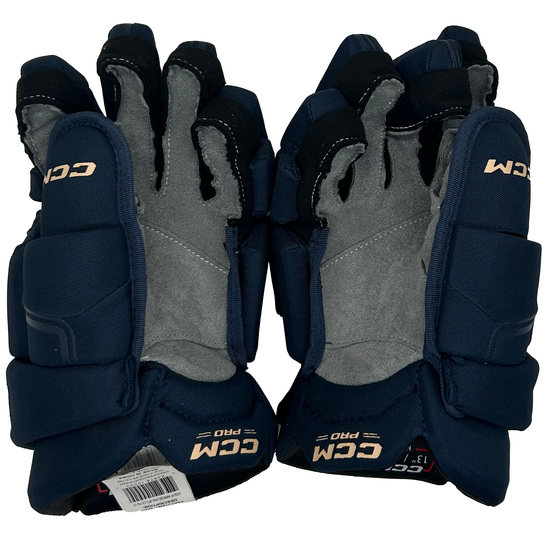 CCM HGQLPP - PWHL Pro Stock Glove - Erin Ambrose (Navy/Gold)