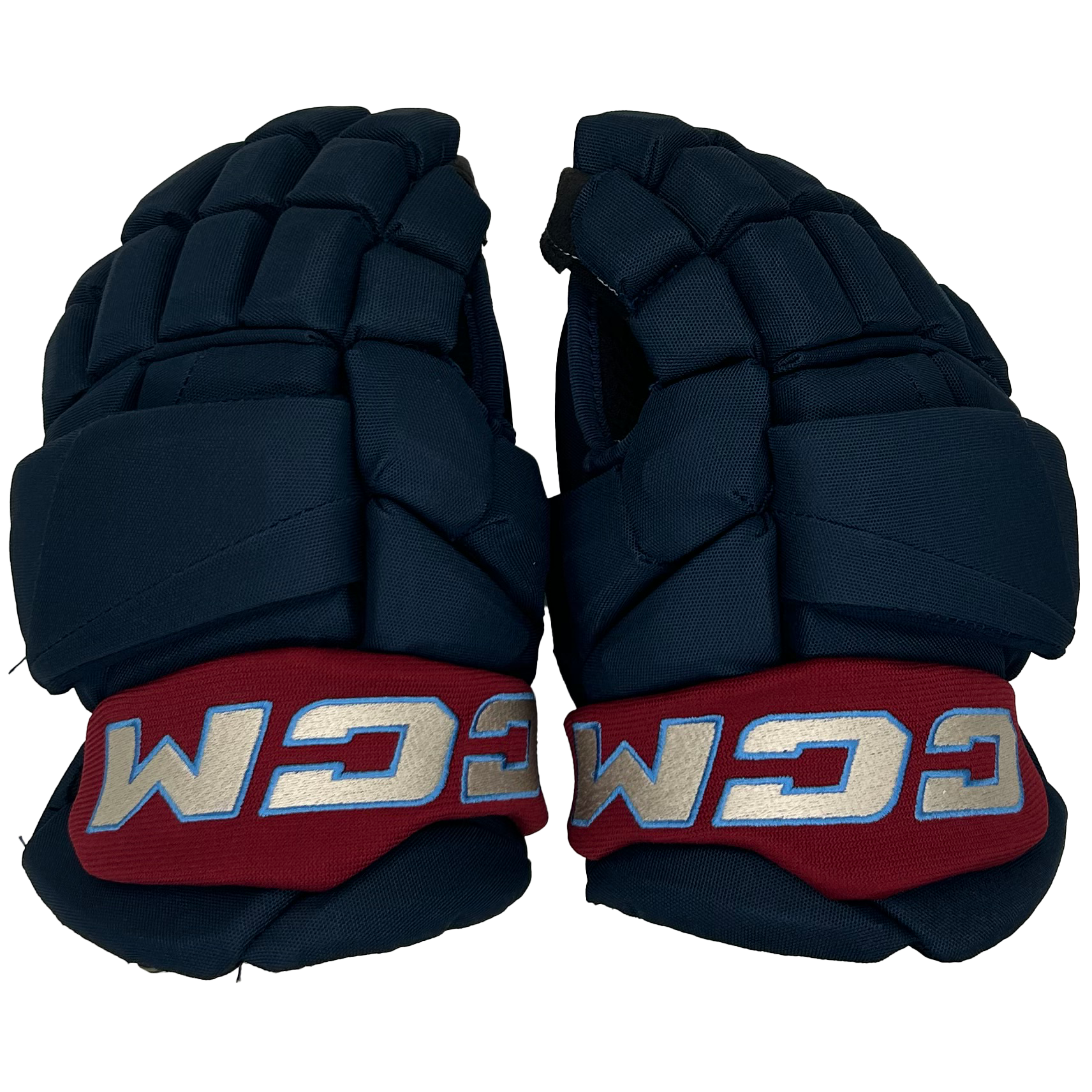 CCM Jetspeed FT8 Pro- PWHL Pro Stock Glove - Montreal Victoires (Navy/Maroon)