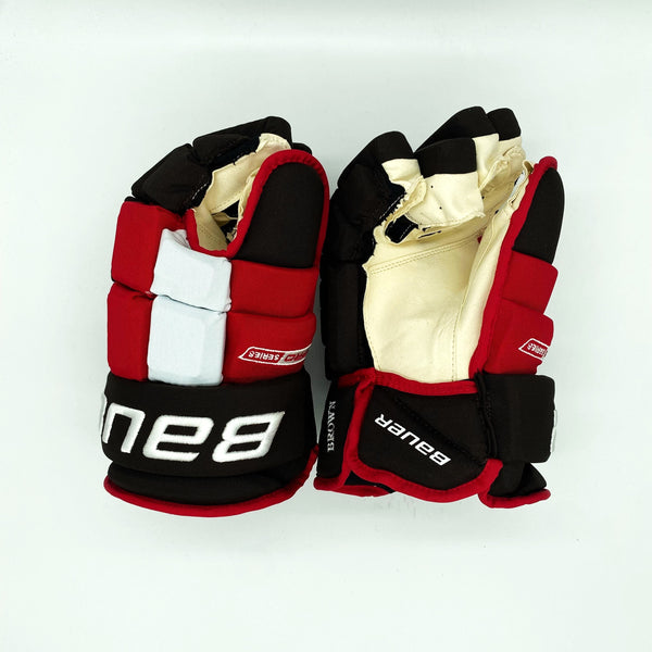 Bauer Pro Series - Pro Stock Glove - NCAA (Brown/Red/White)