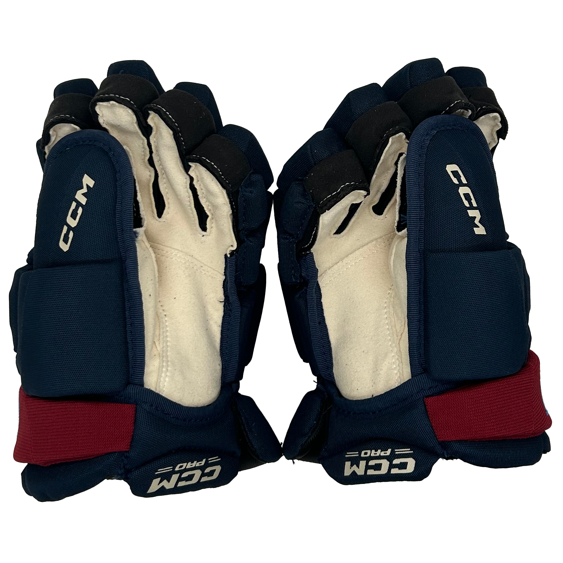 CCM Jetspeed FT8 Pro- PWHL Pro Stock Glove - Montreal Victoires (Navy/Maroon)