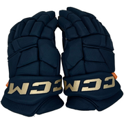 CCM Jetspeed FTW - PWHL Pro Stock Glove - Montreal Victoires (Navy/Gold)