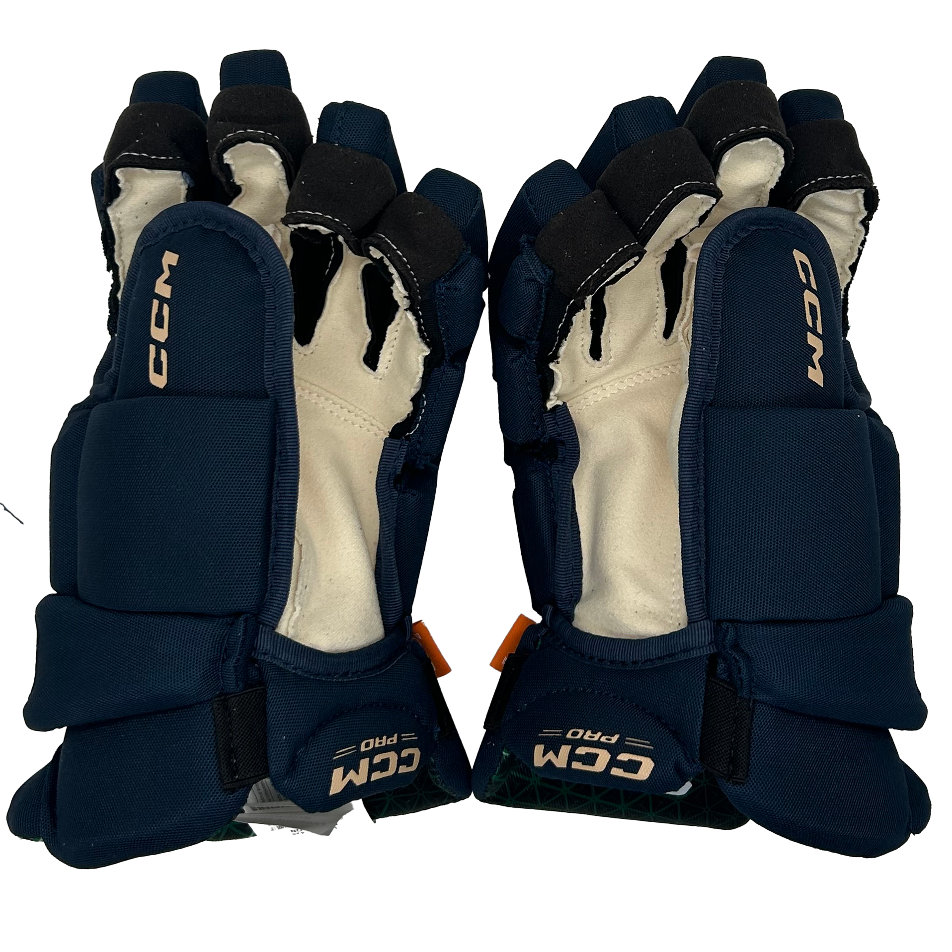 CCM Jetspeed FTW - PWHL Pro Stock Glove - Montreal Victoires (Navy/Gold)