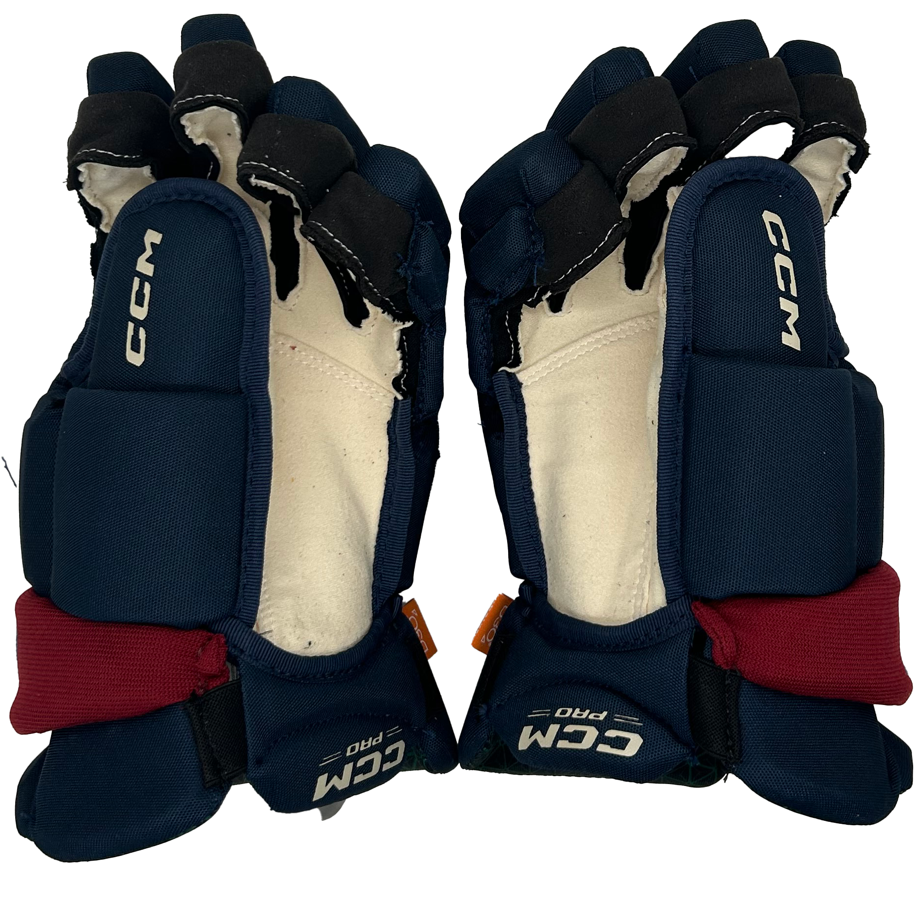 CCM Jetspeed FTW - PWHL Pro Stock Glove - Montreal Victoires (Navy/Maroon)