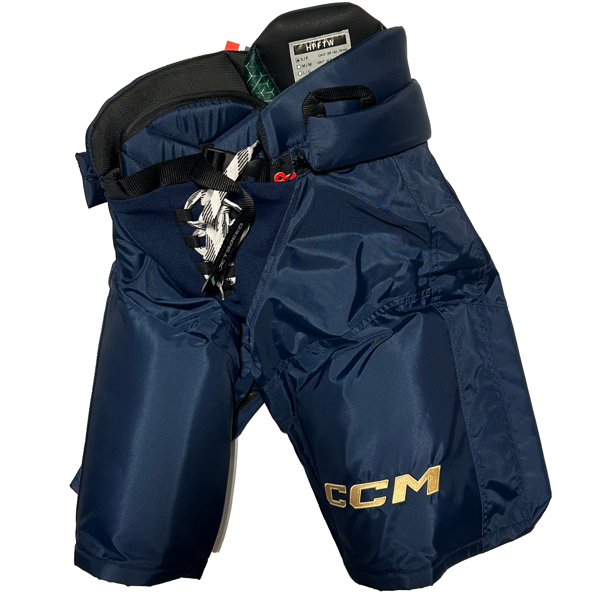CCM HPFTW - Women's PWHL Pro Stock Hockey Pant (Navy/Gold)