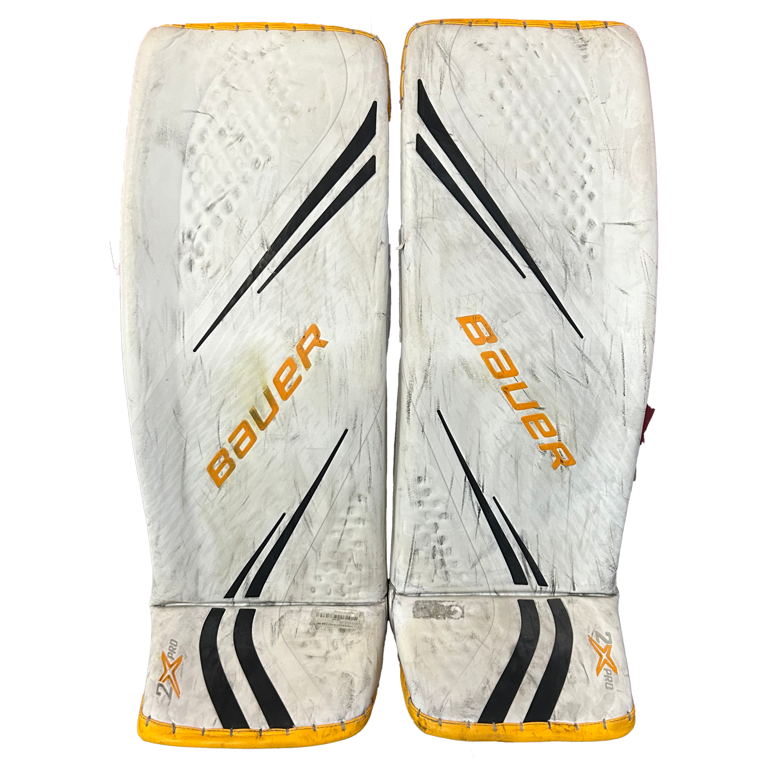 Bauer Vapor 2X Pro - Pro Stock Gardien de but (Blanc/Jaune/Noir)