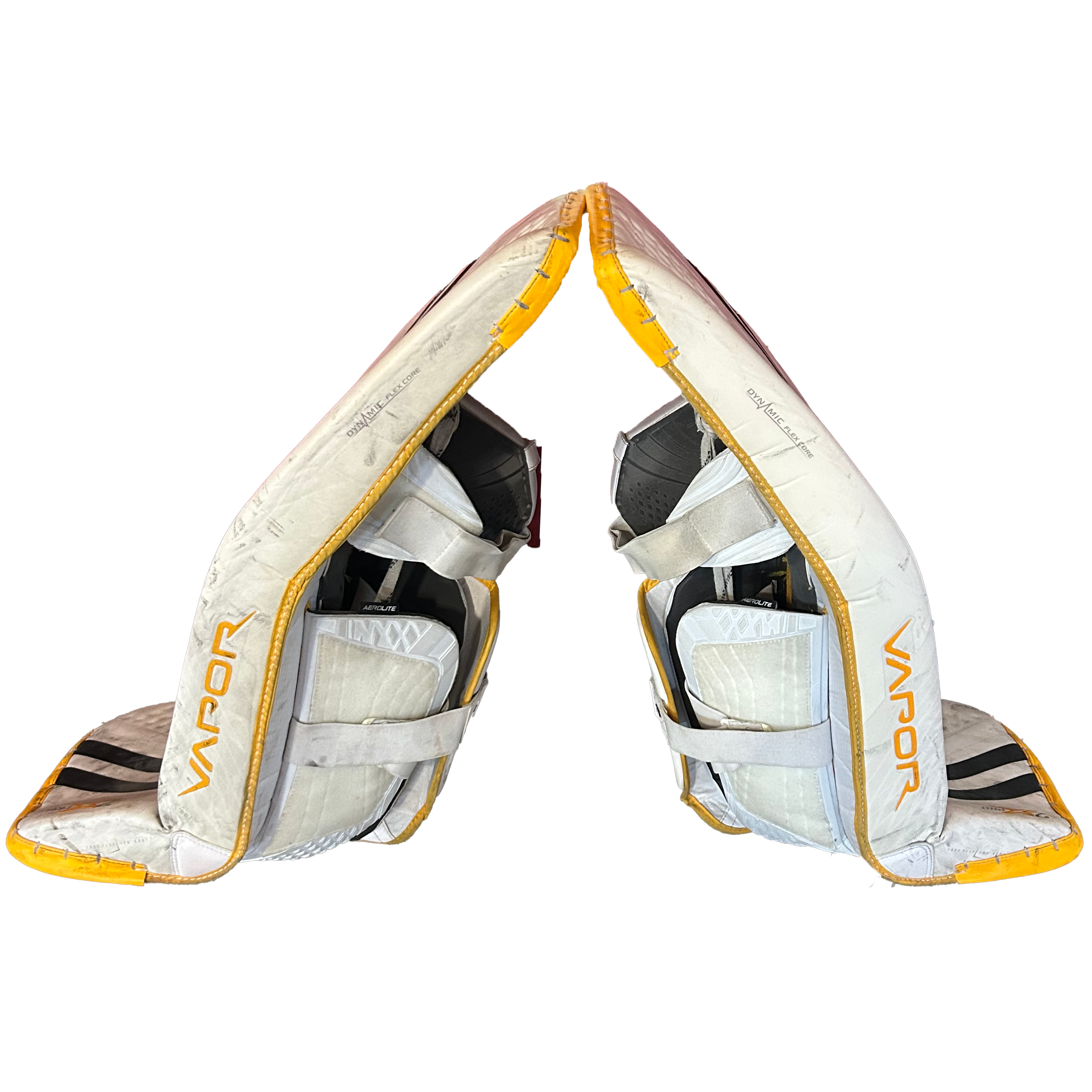 Bauer Vapor 2X Pro - Pro Stock Gardien de but (Blanc/Jaune/Noir)