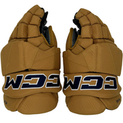 CCM HGTKXFSP - Used NCAA Pro Stock Hockey Glove (Gold)